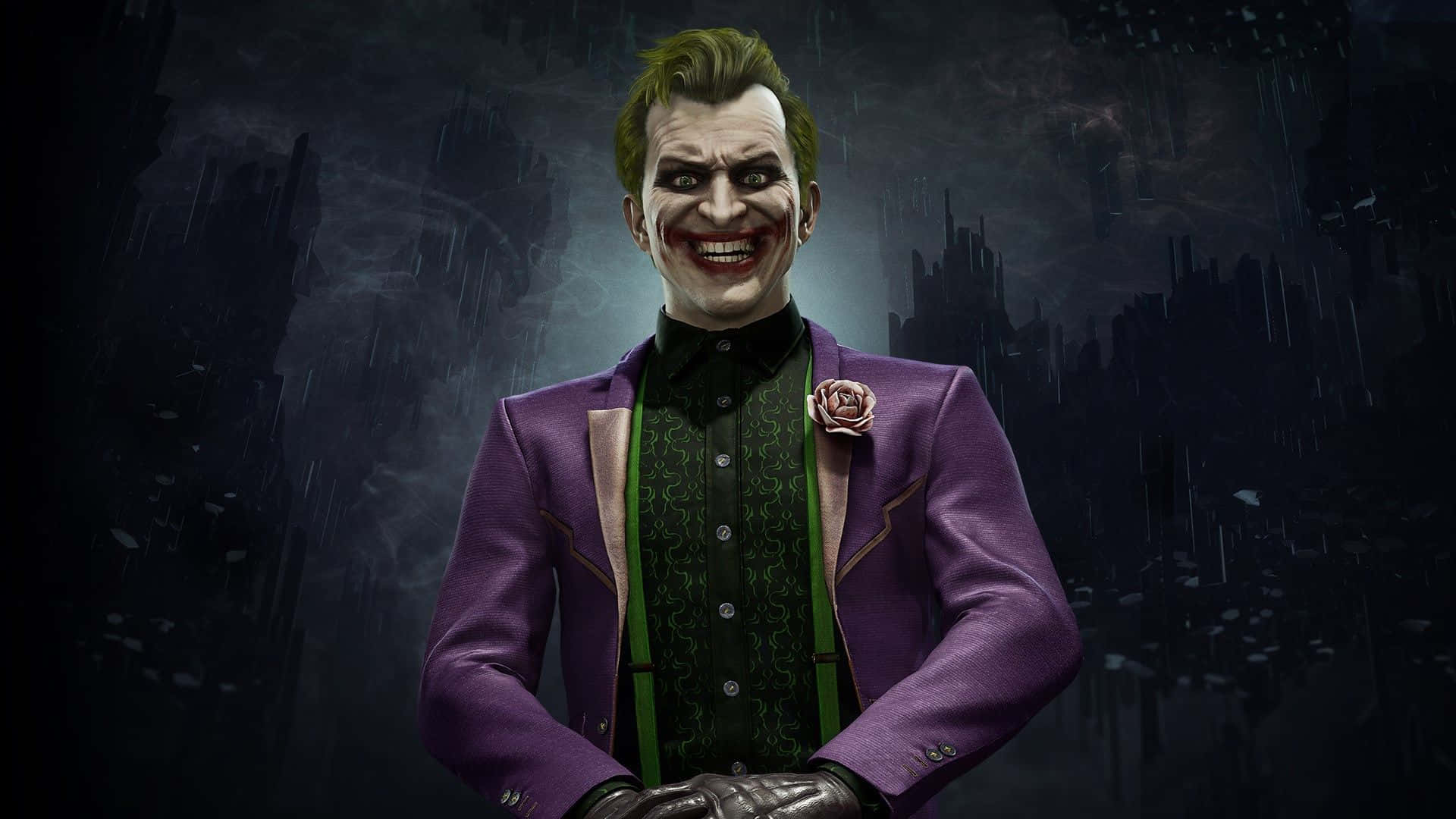 Dangerous Joker Batman Villain Art Wallpaper