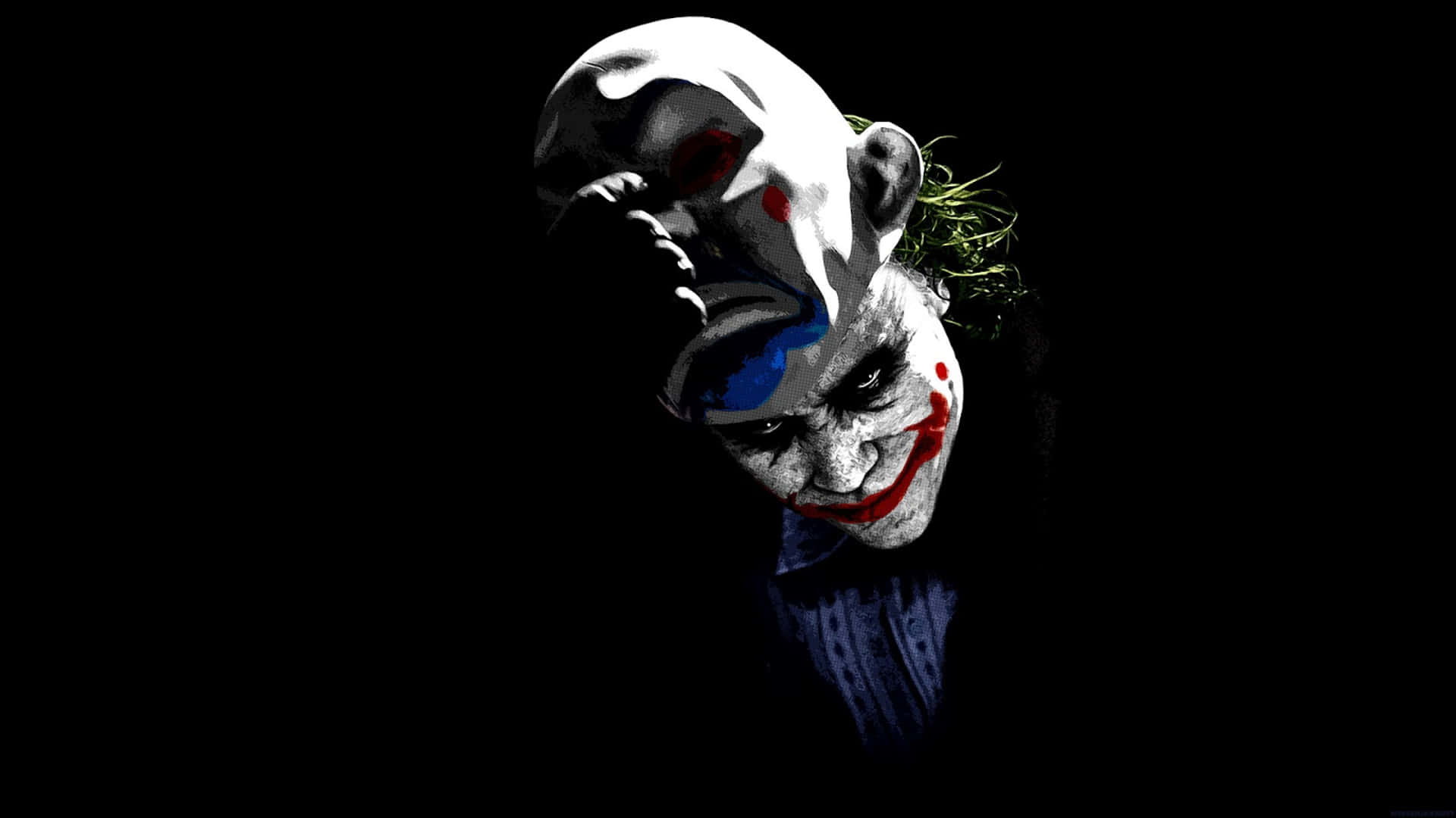 Farlig Joker Cool Kunst Baggrund Wallpaper