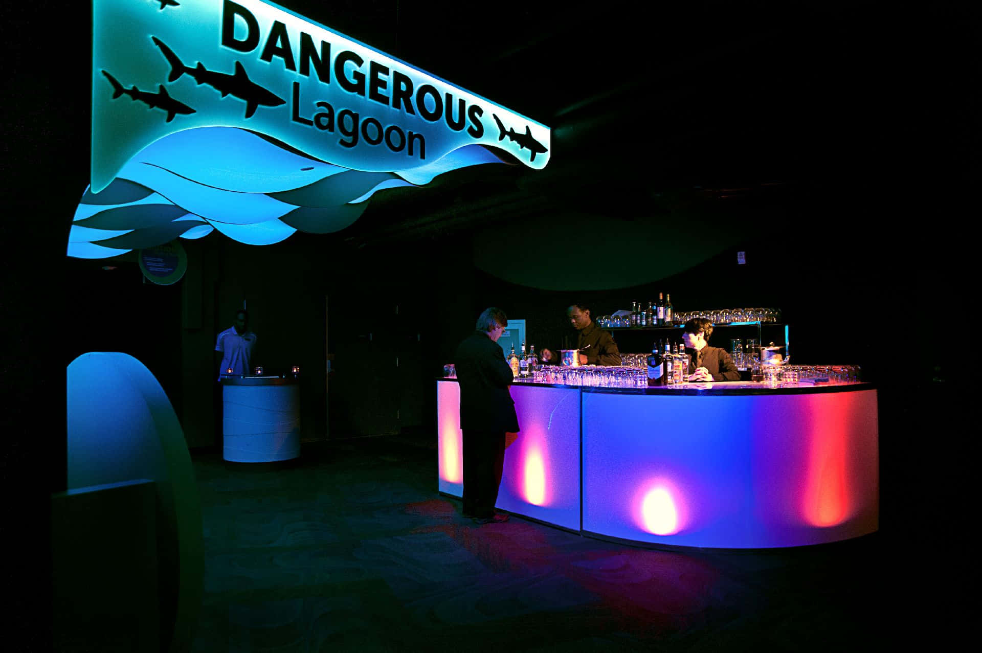 Dangerous Lagoon Aquarium Bar Event Wallpaper