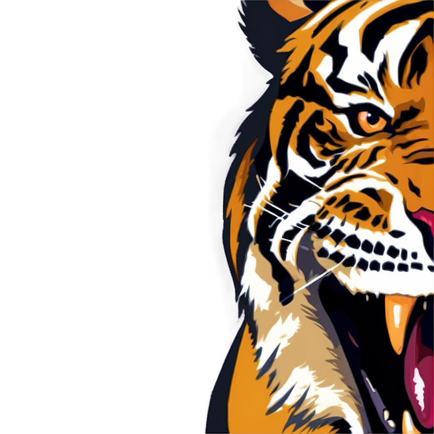 Dangerous Tiger Expression Png Atf93 PNG