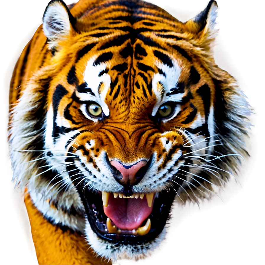 Dangerous Tiger Expression Png Wfo33 PNG