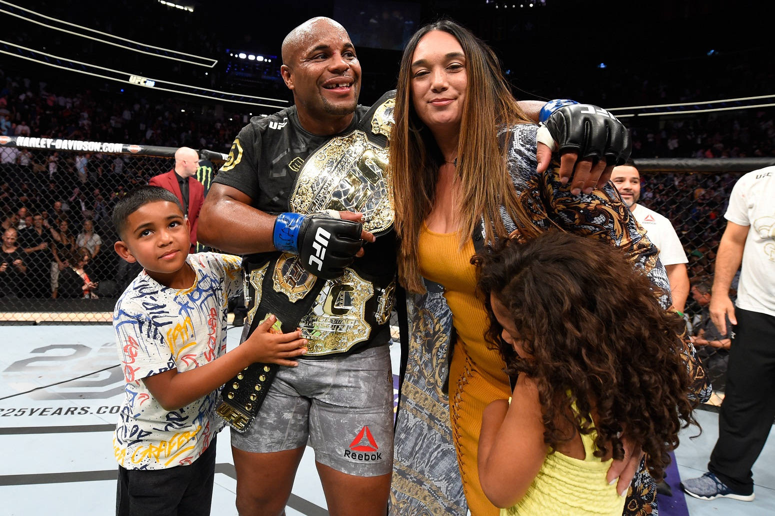 Daniel Cormier With Family Wallpaper