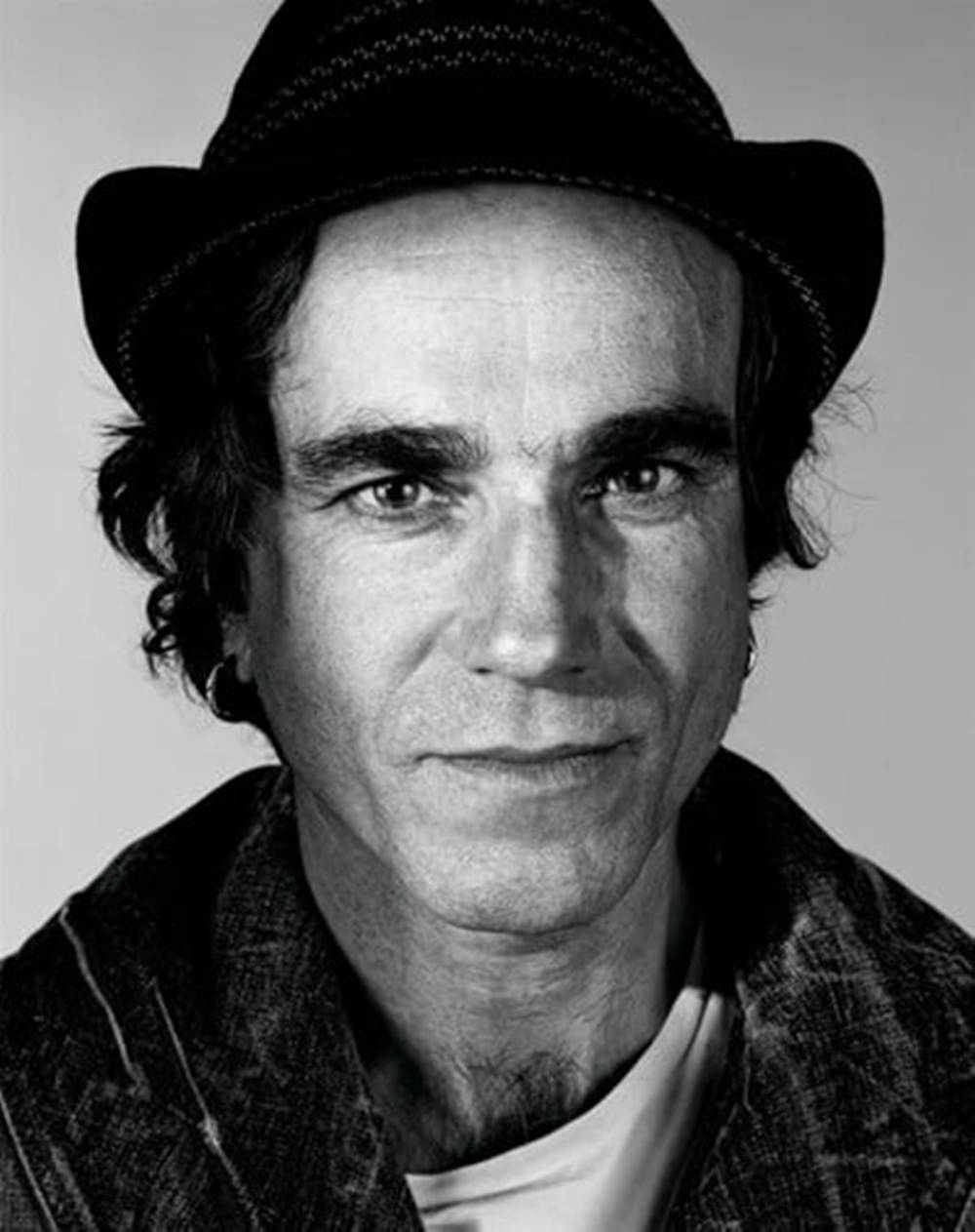 Daniel Day-Lewis In Black And White Wallpaper