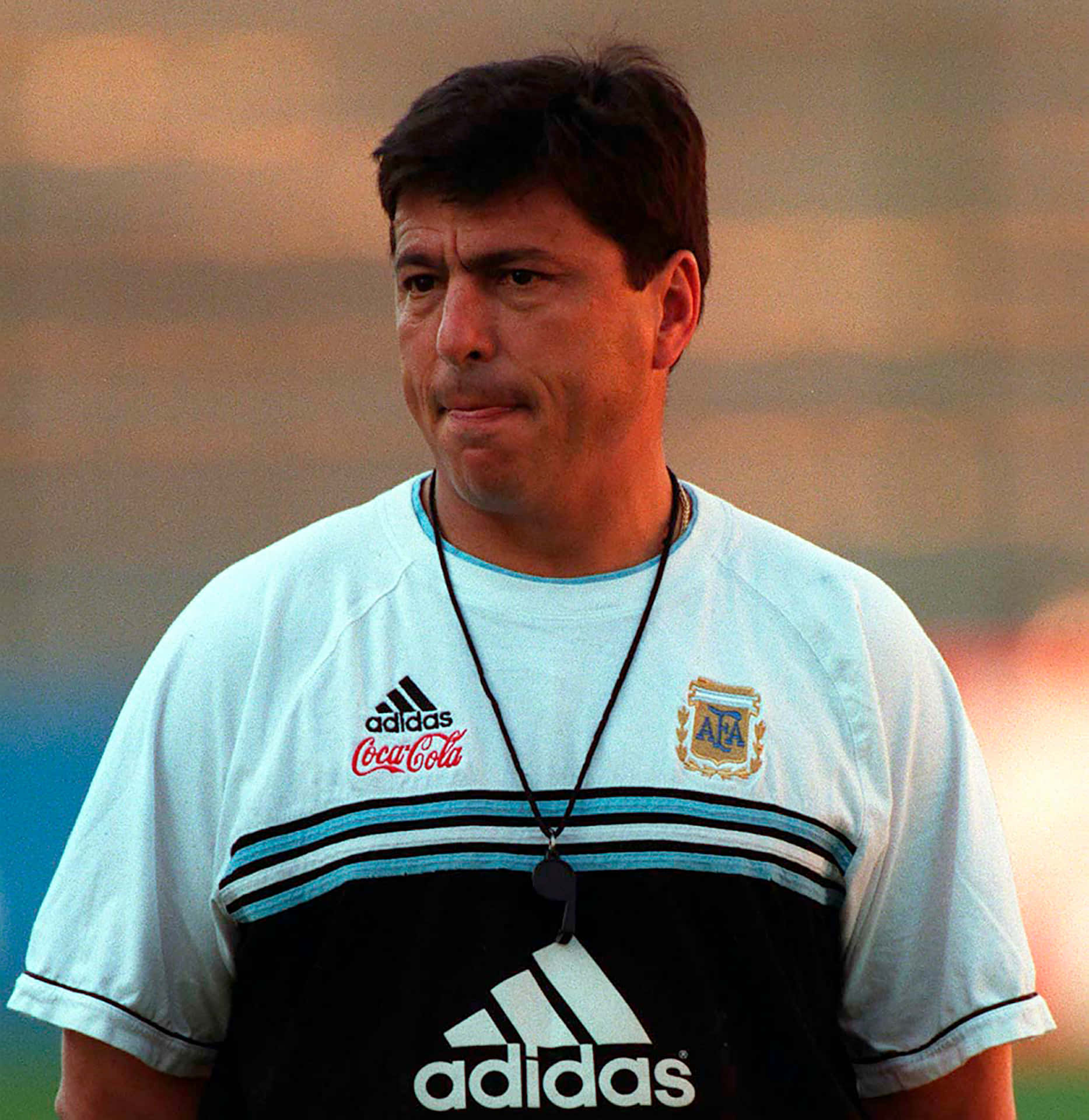 Danielpassarella Entrenador De La Selección Nacional De Argentina Fondo de pantalla