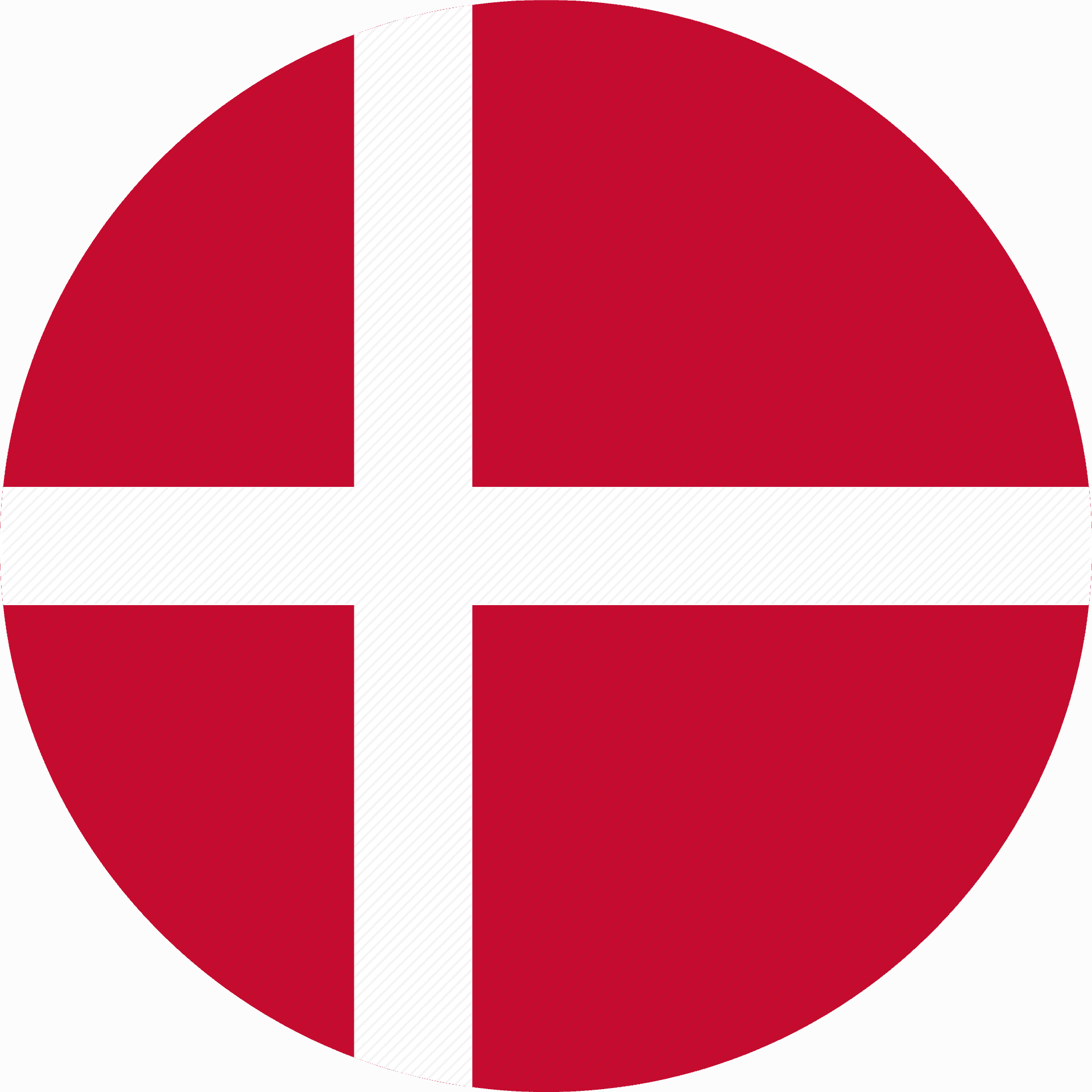 Danish Flag Design PNG