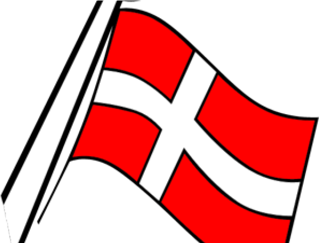 Danish Flag Illustration PNG