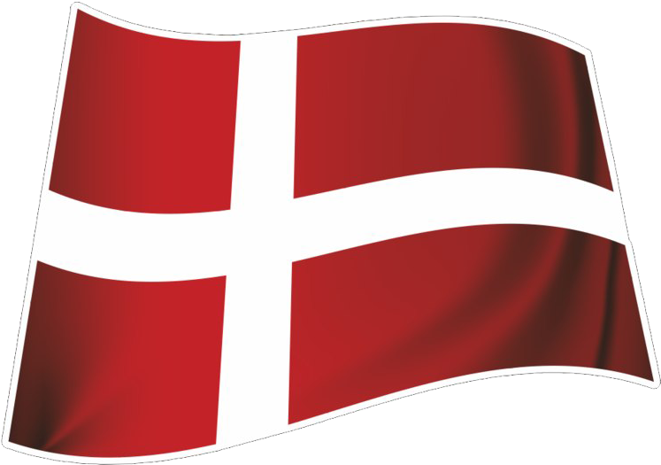 Danish Flag Waving PNG