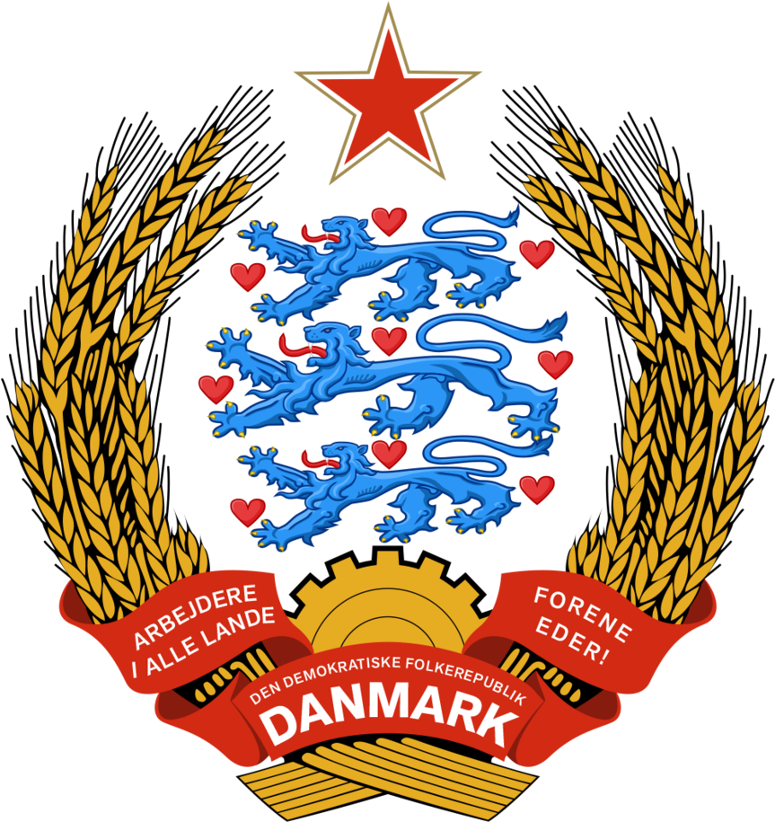Danish Peoples Republic Coatof Arms PNG