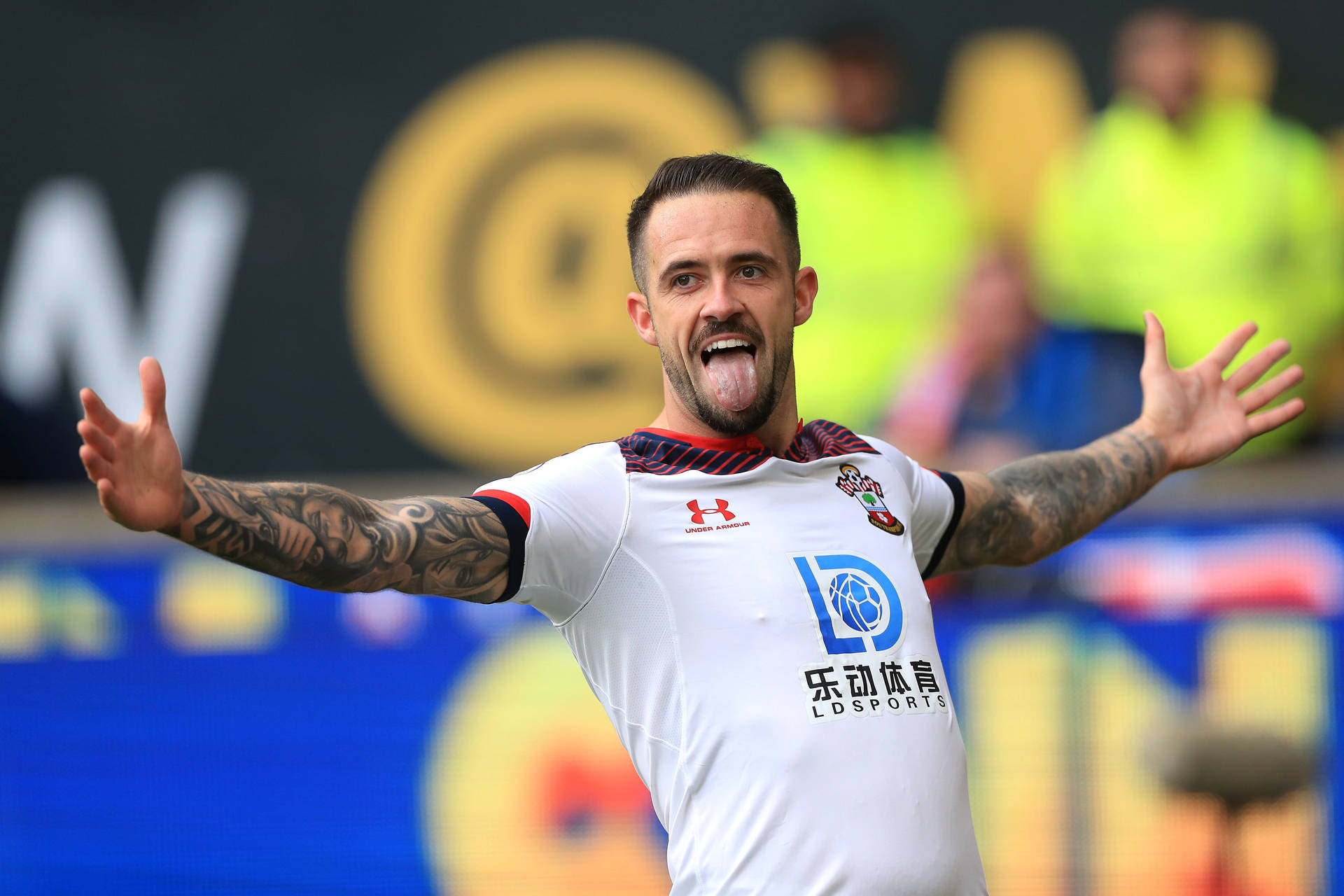 Danny Ings Tongue Out Wallpaper
