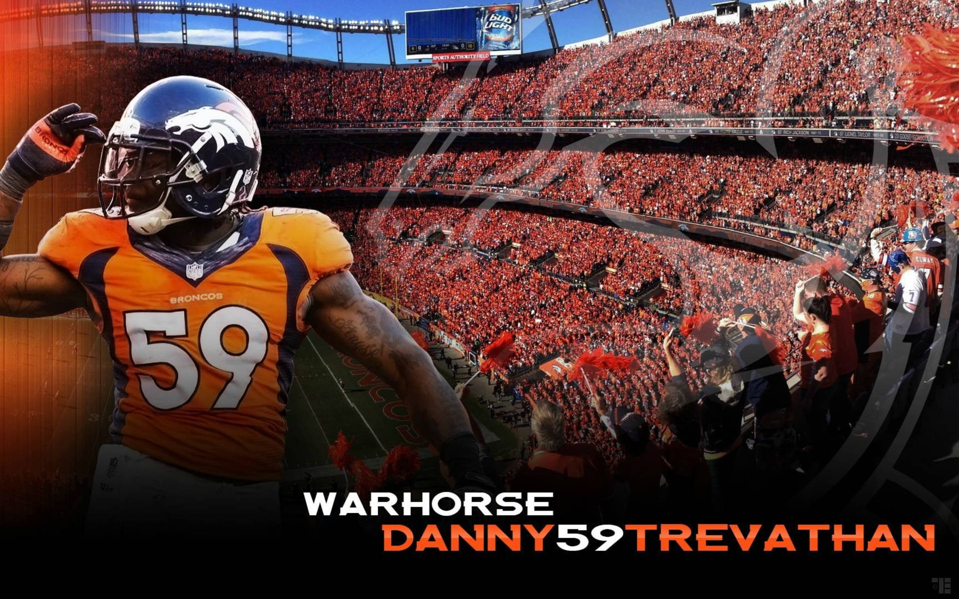 Danny Trevathan Broncos Tribute Wallpaper