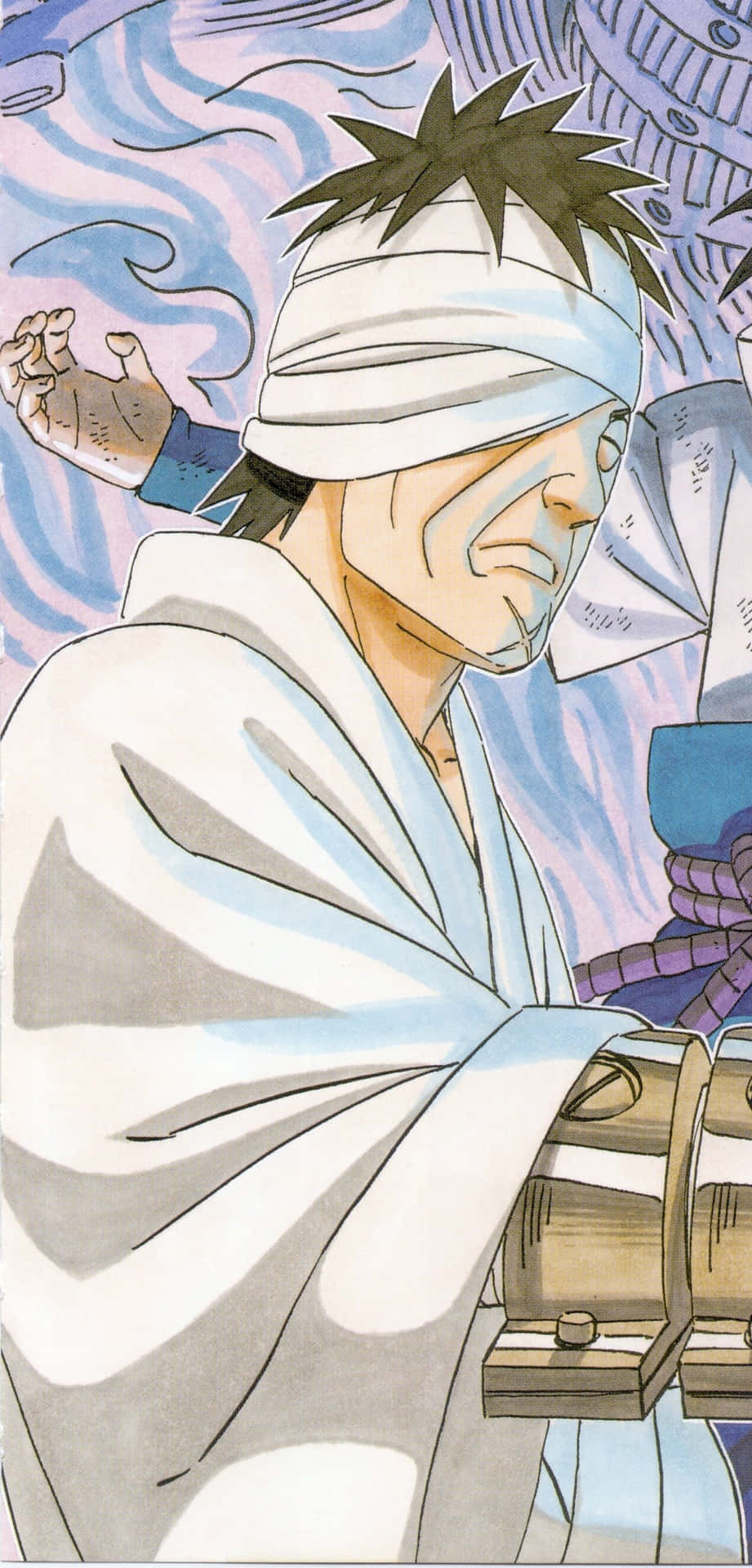 Danzo Shimura - The Intriguing and Strategic Leader in Naruto Series Wallpaper