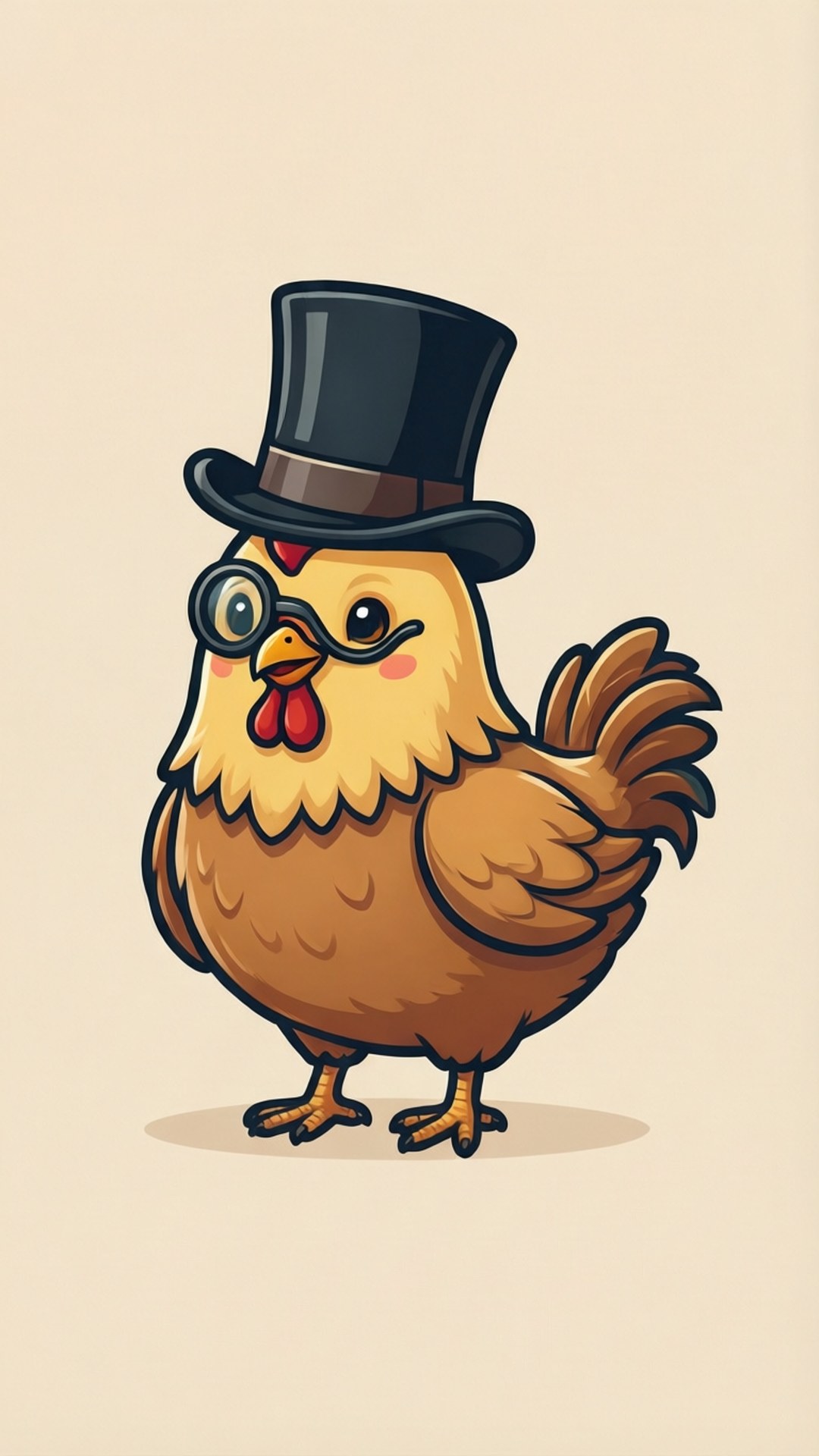 Dapper Chicken Wallpaper
