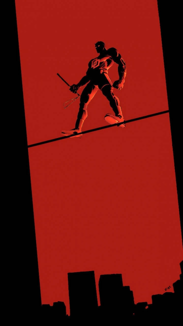 Daredevil Abstract Bar Background