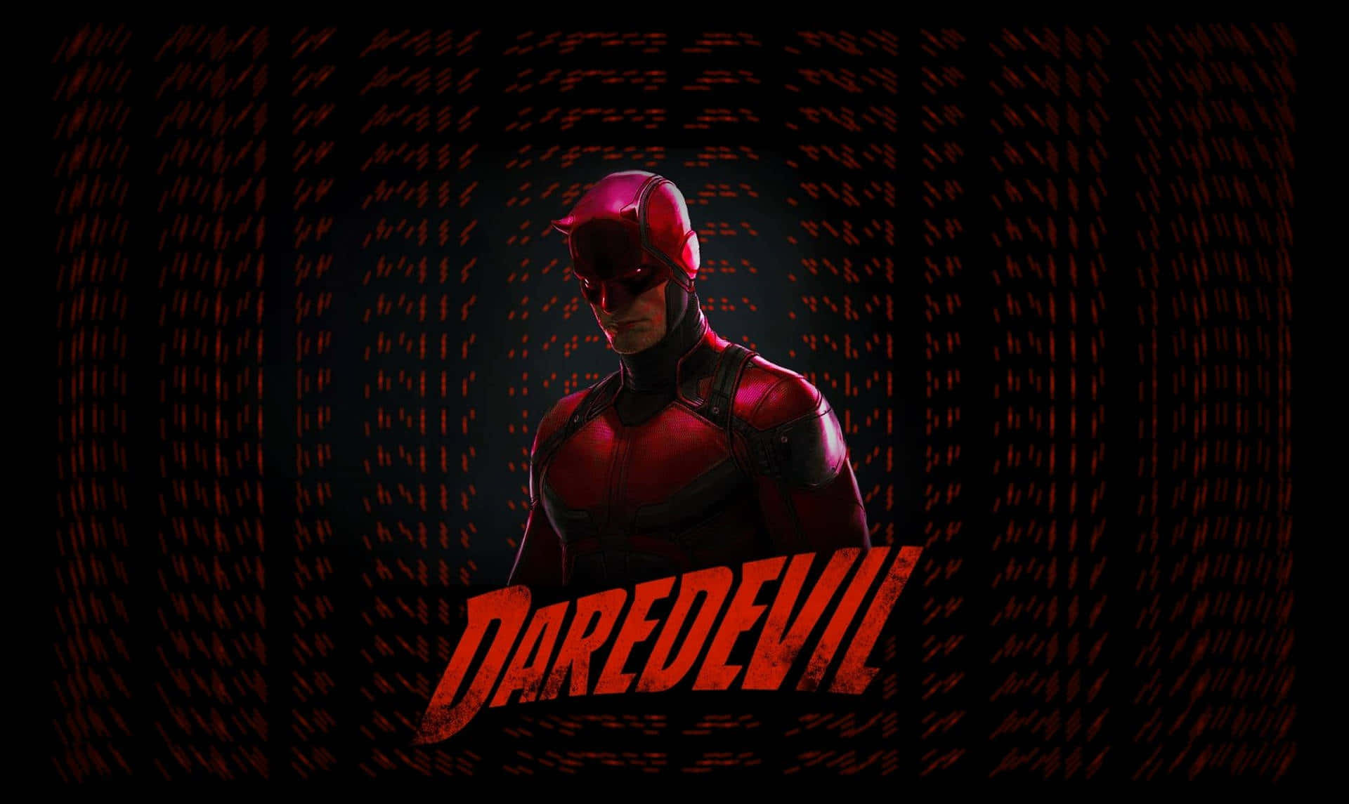 Denblinde Advokat Og Superhelten Matt Murdock Kæmper Mod Kriminalitet Og Uretfærdighed Som Daredevil.