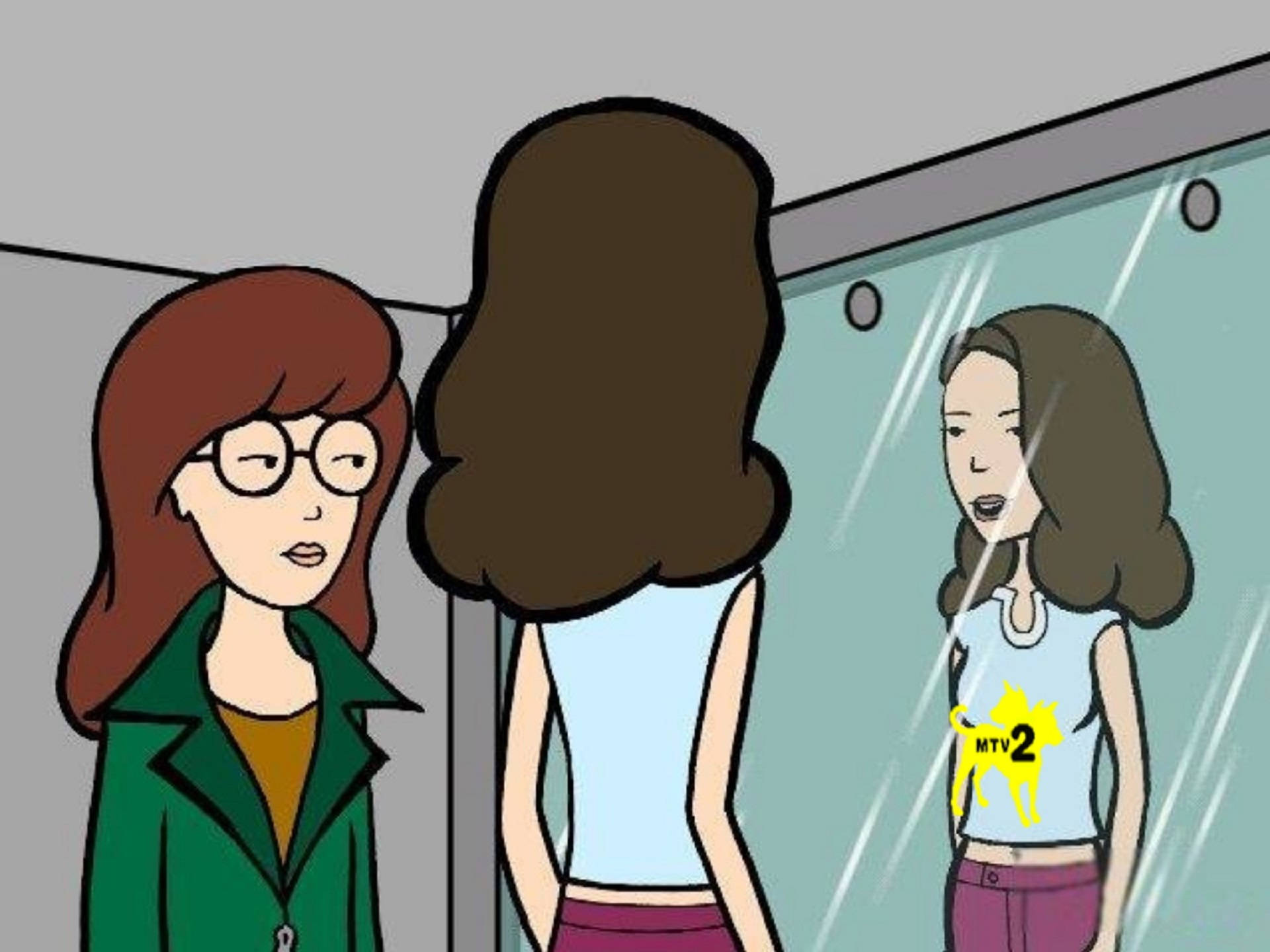 Daria In Fitting Room Background