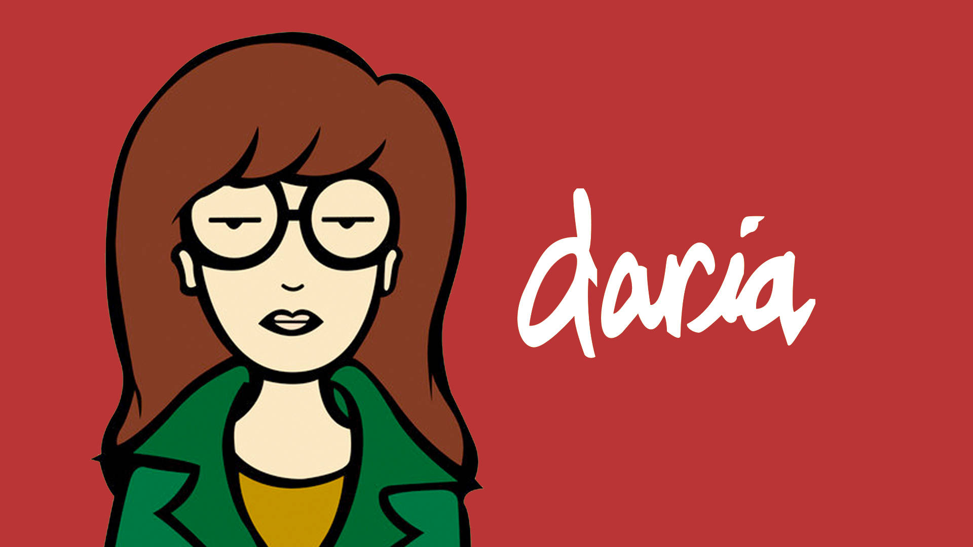 Daria Red Poster Background