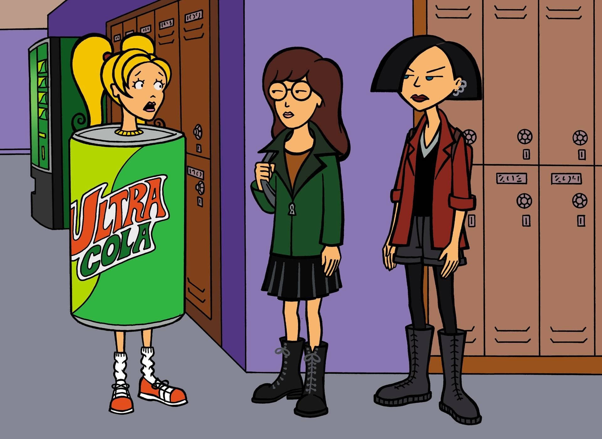 Daria With Jane Lane & Brittany Background