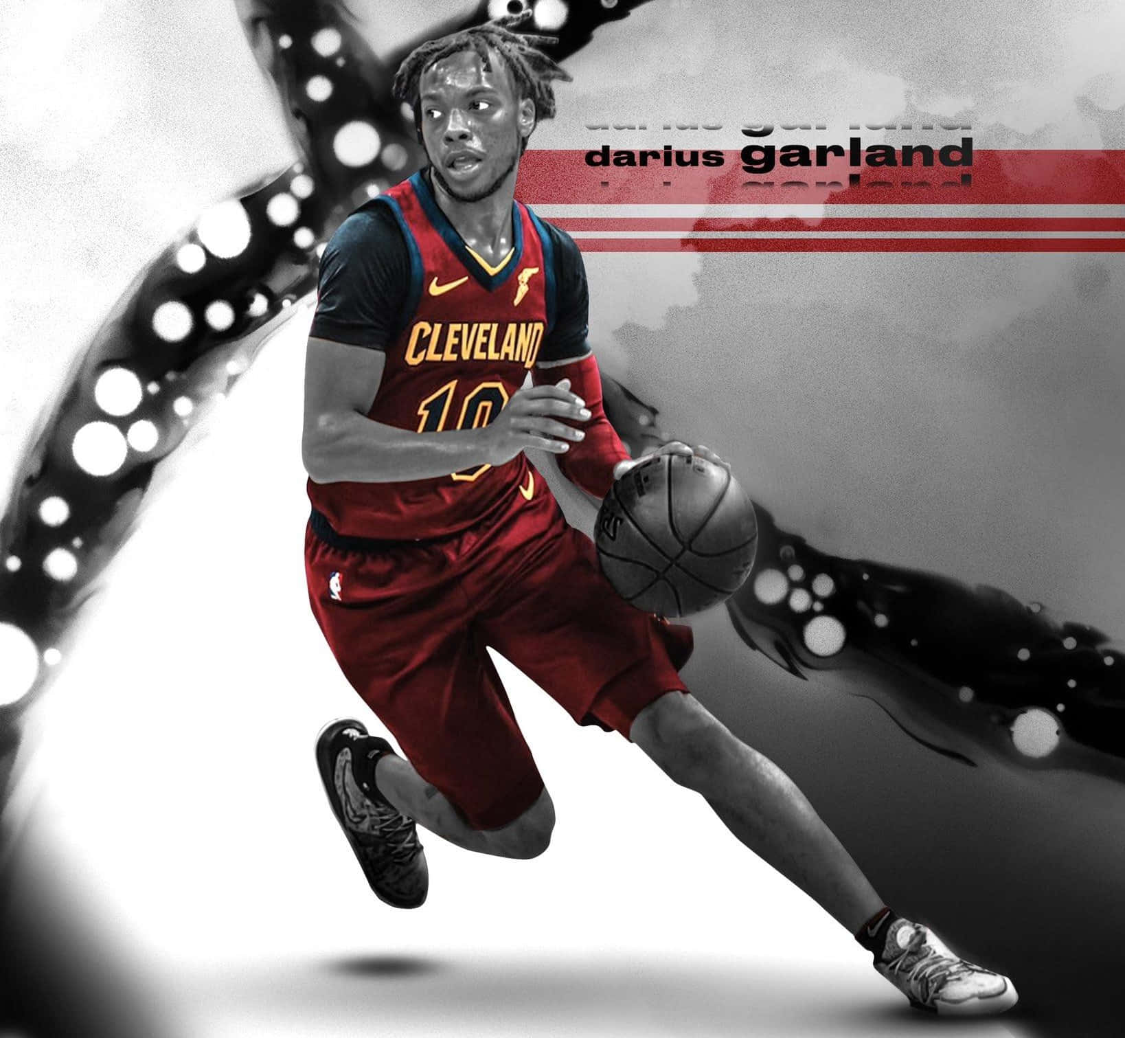 Download Darius Garland Cleveland Cavaliers Artwork Wallpaper ...