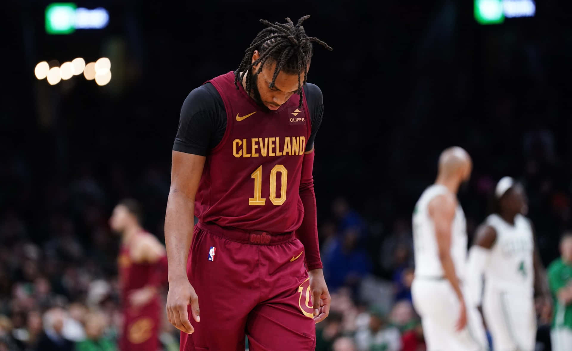 Darius Garland Cleveland Cavaliers Contemplation Wallpaper