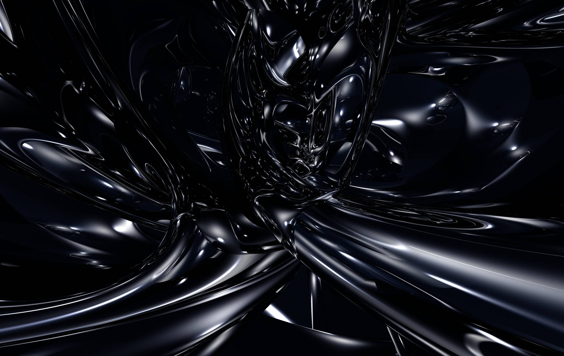 Dark 3D Abstract Wallpaper