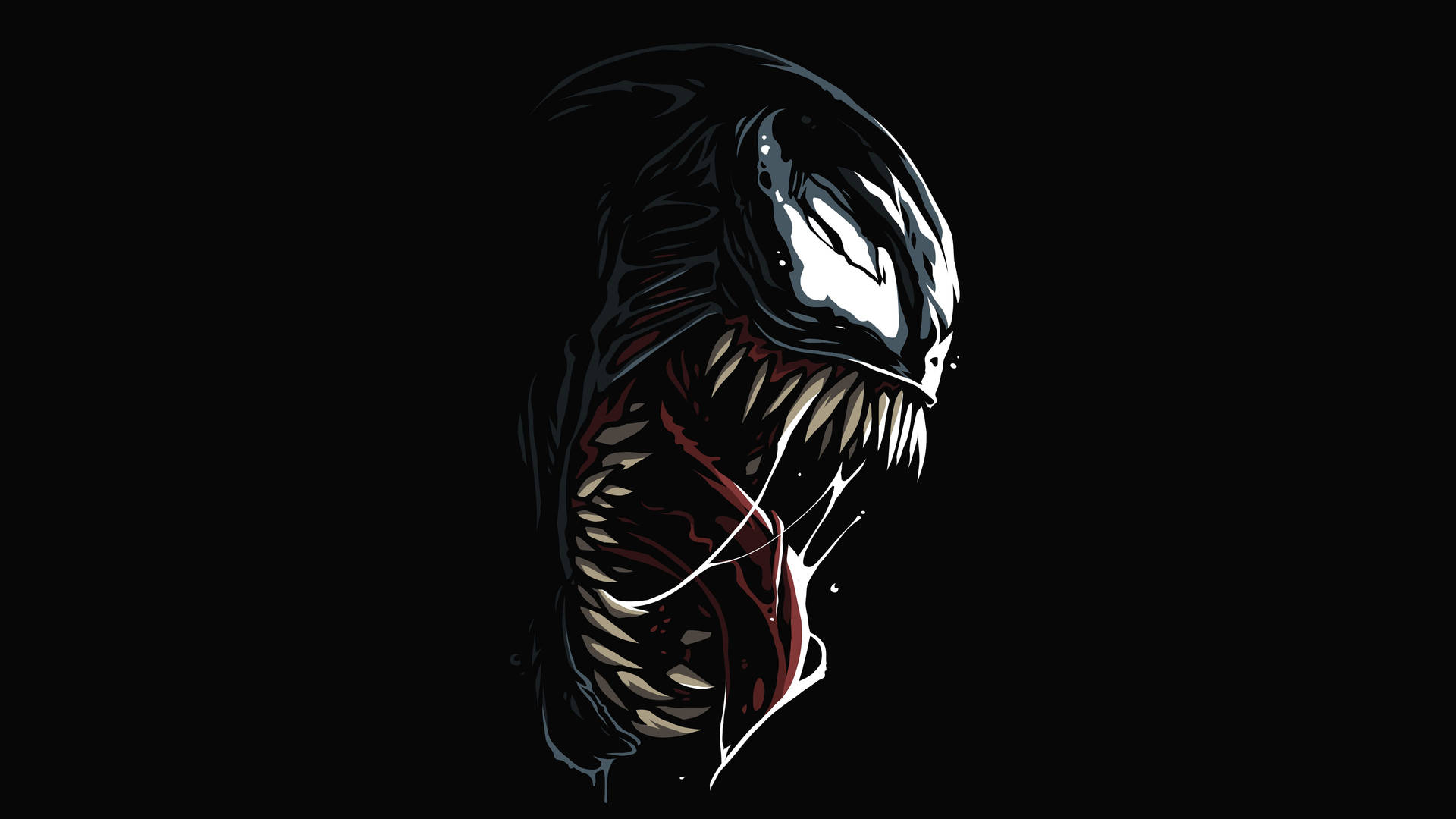 Dark 4k Ultra Hd Venom Graphic Wallpaper