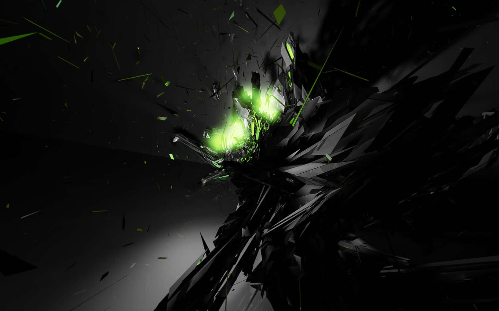 Mysterious Dark Abstract Art Wallpaper