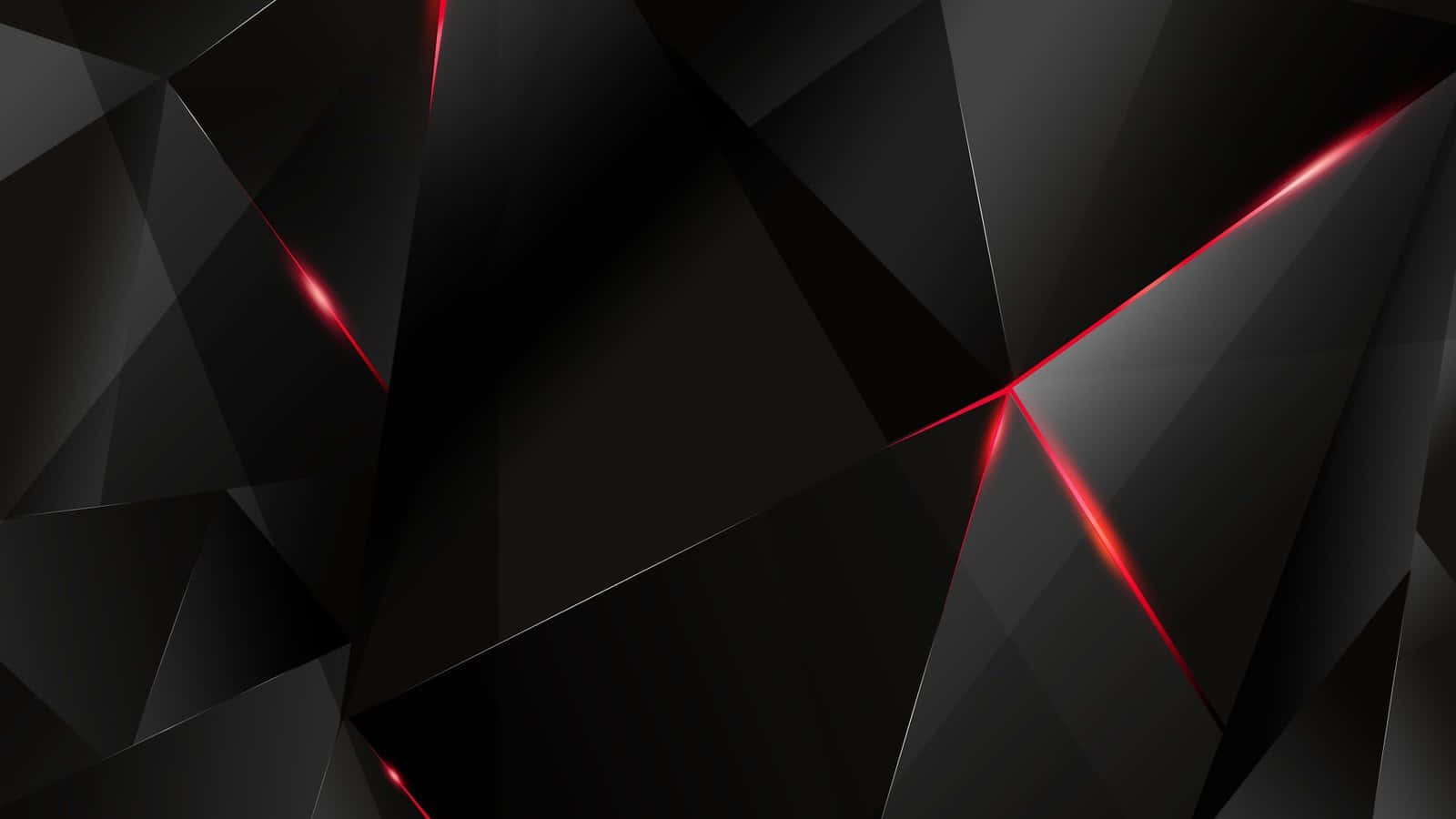 Download Dark Abstract Polygonwith Red Accents Wallpaper | Wallpapers.com