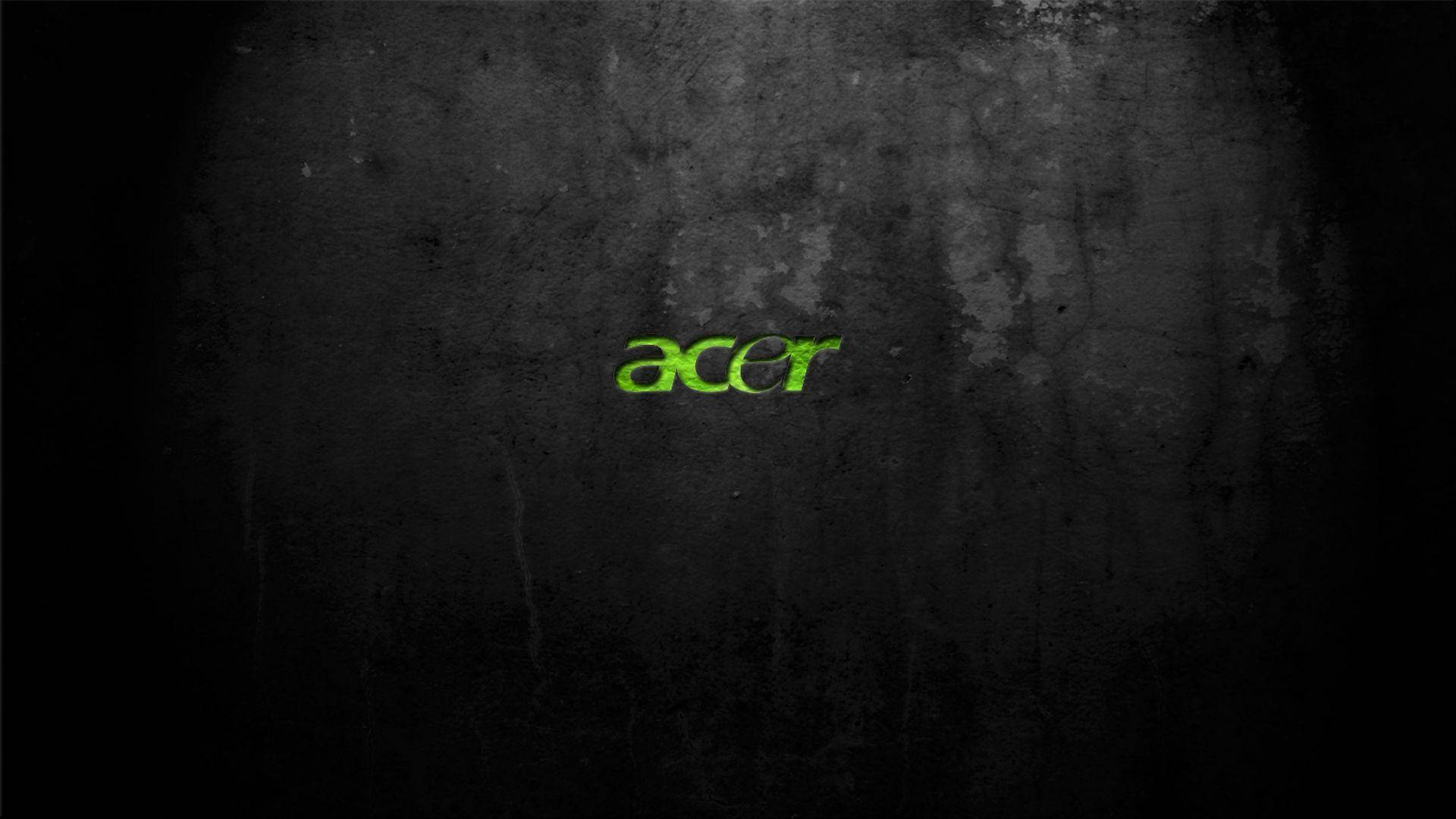Dark Acer Grunge Official Logo Wallpaper