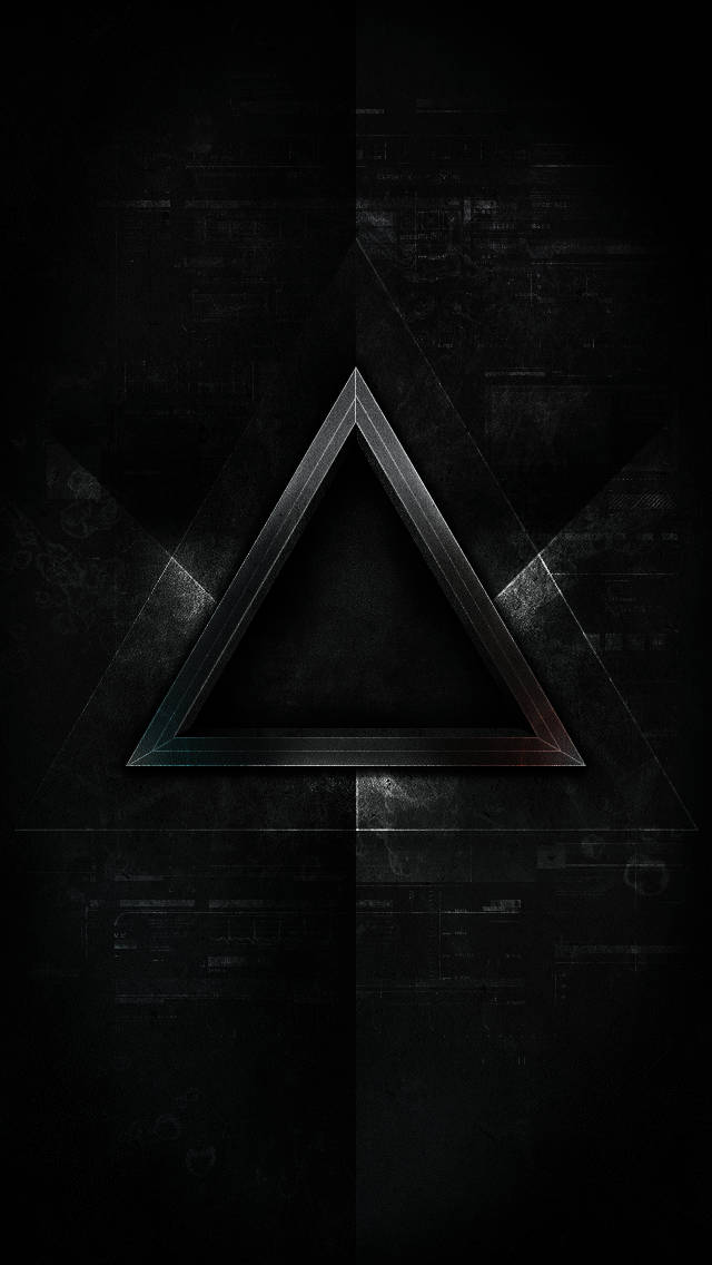 Dark Aesthetic Black Pyramid