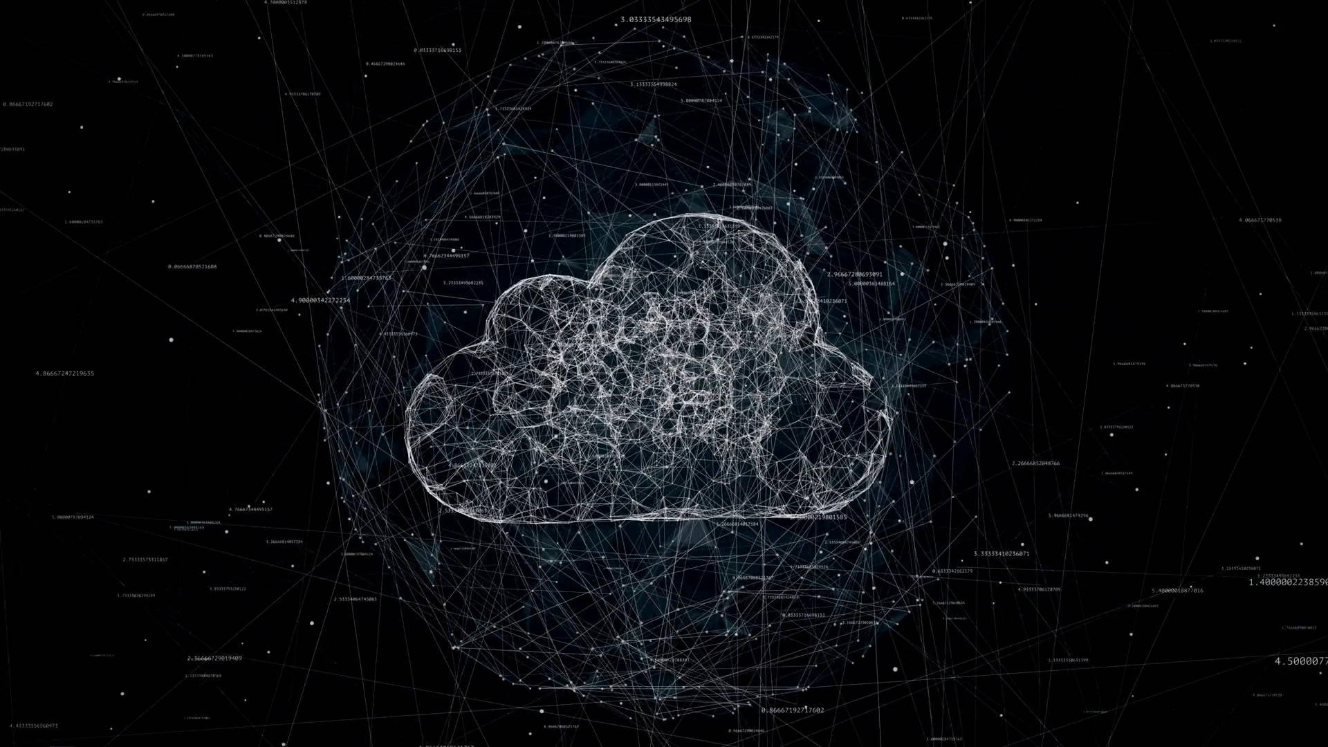 Dark Aesthetic Cloud Storage Hash Codes Graphic Art Background
