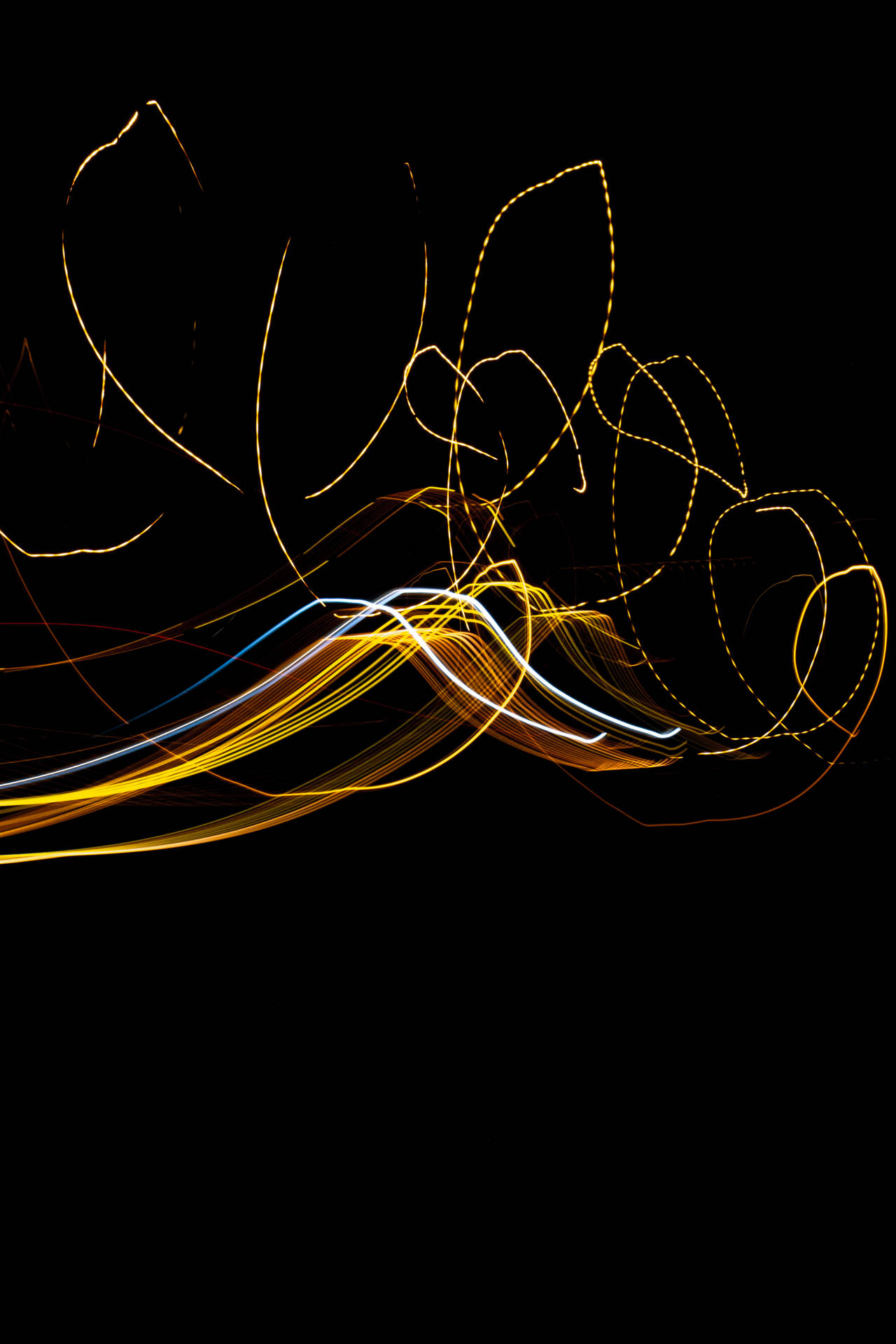 Estéticaoscura De Rayos De Luz Para Iphone. Fondo de pantalla