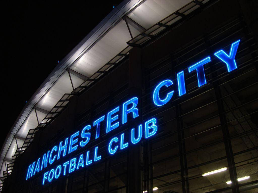 Dark Aesthetic Manchester City Fc Desktop Wallpaper
