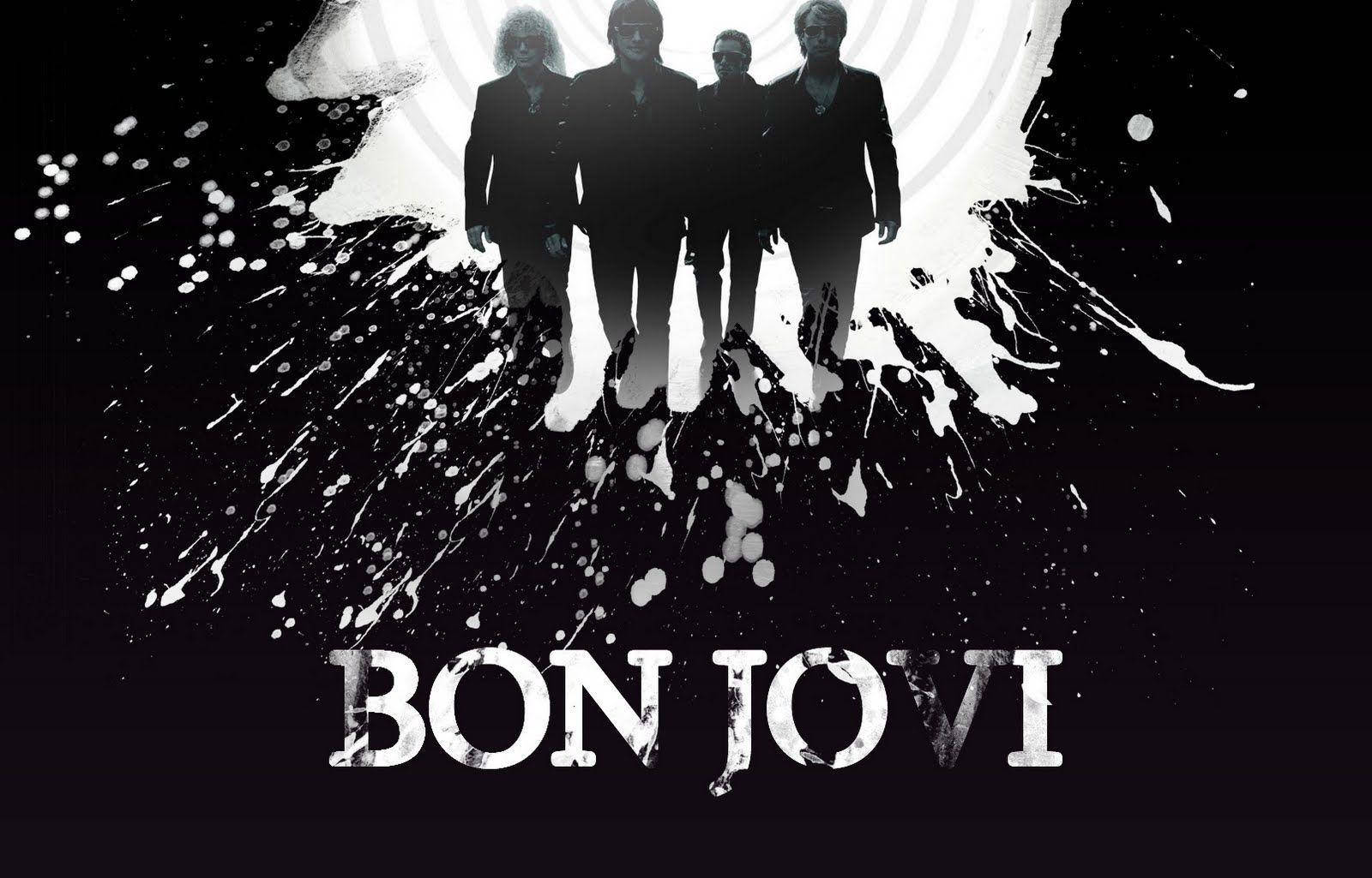 Dark American Rock Band Bon Jovi Fanart Wallpaper
