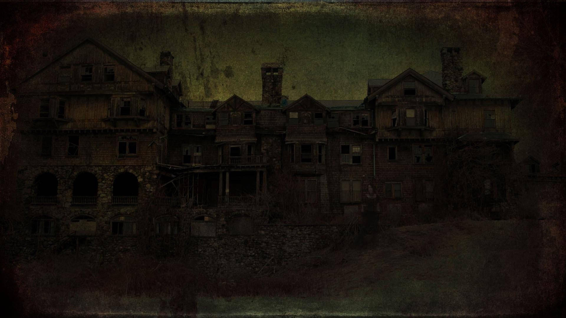 Dark And Dirty Haunted House Wallpaper
