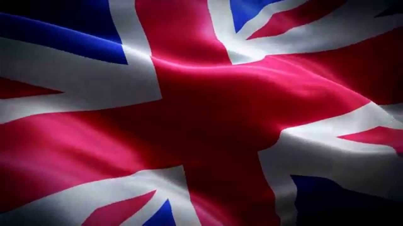 Dark And Silky United Kingdom Flag Background