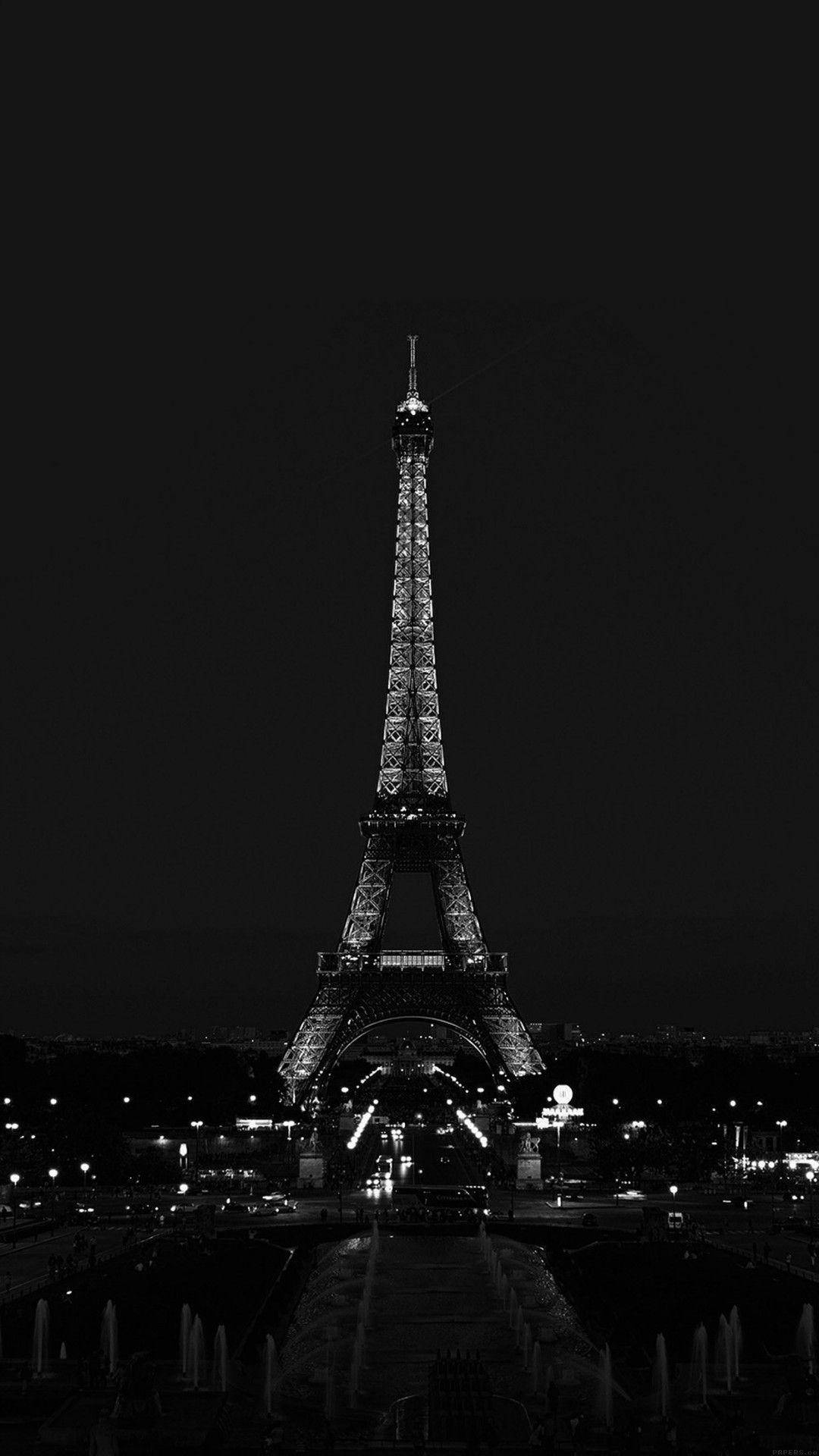 Dark Android Eiffel Tower Wallpaper