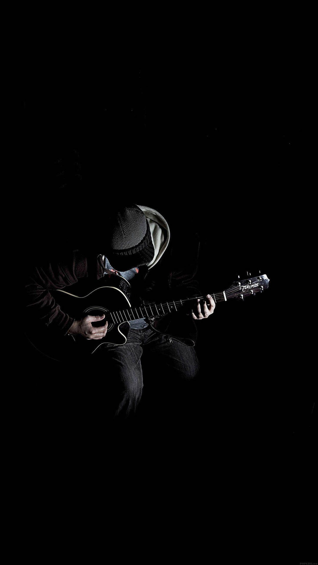 Download Dark Android Guitarist Wallpaper 
