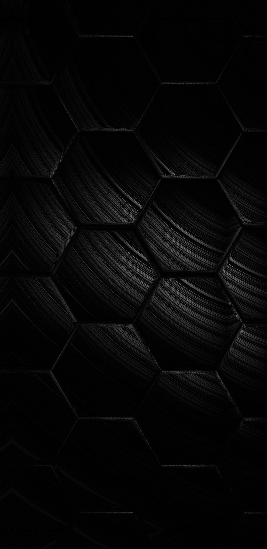 Dark Android Hexagon Background