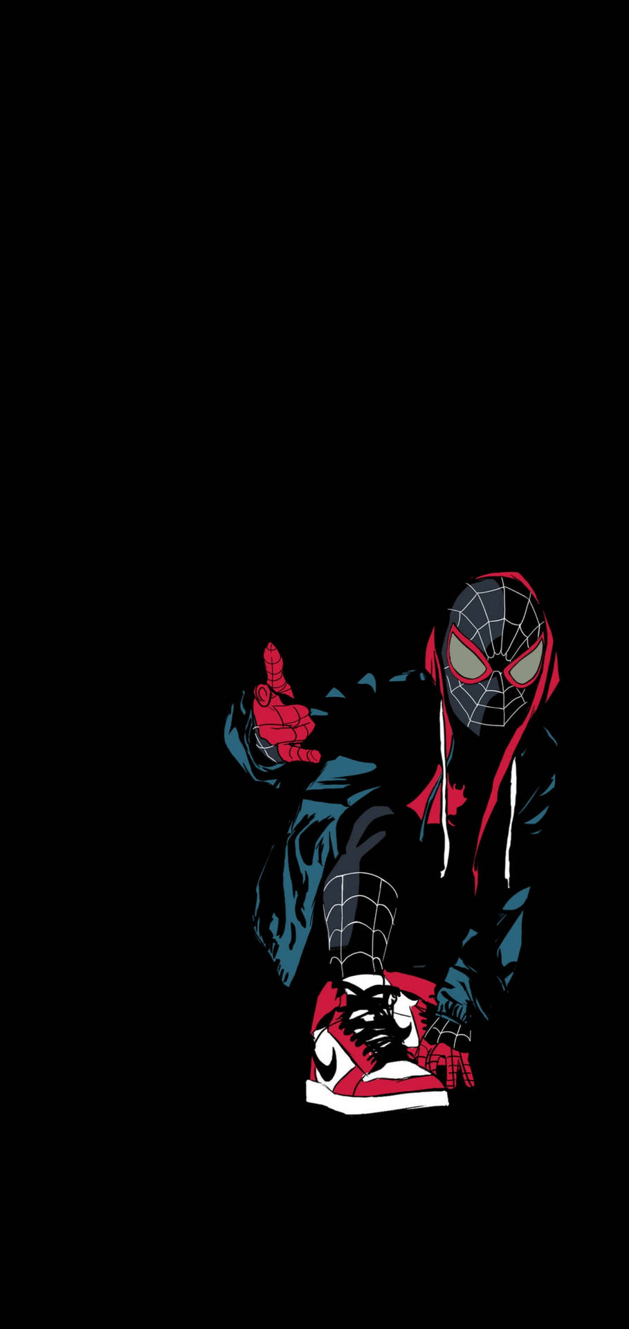 Dark Android Spider Man Miles Morales