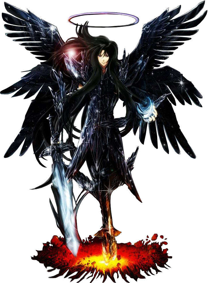 Dark Angel Warrior Artwork PNG