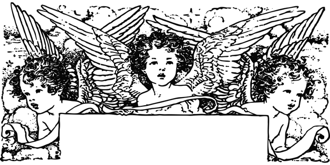 Dark Angel Wings Embossed Texture PNG