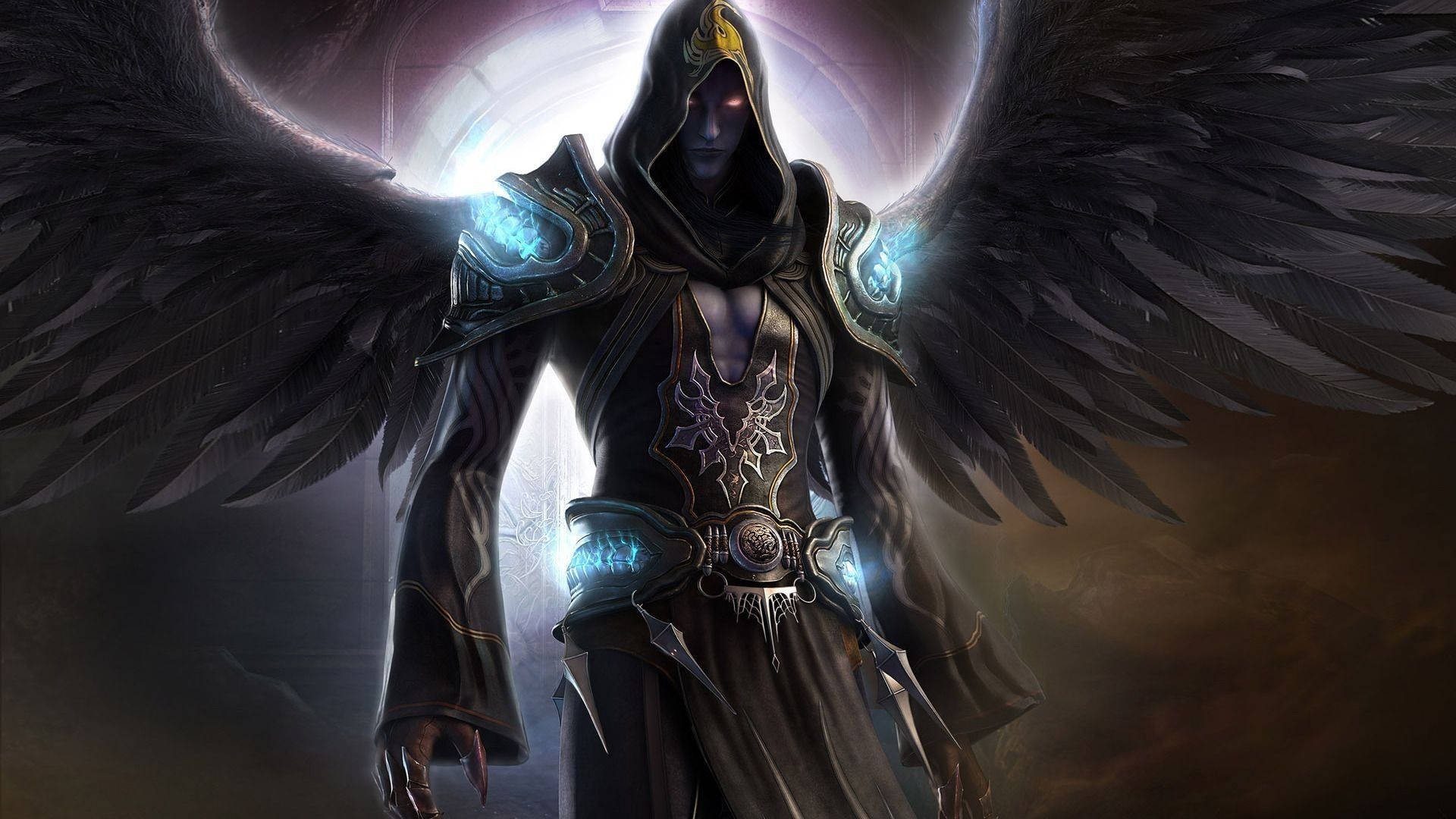 Dark Angels Of Death Art Background