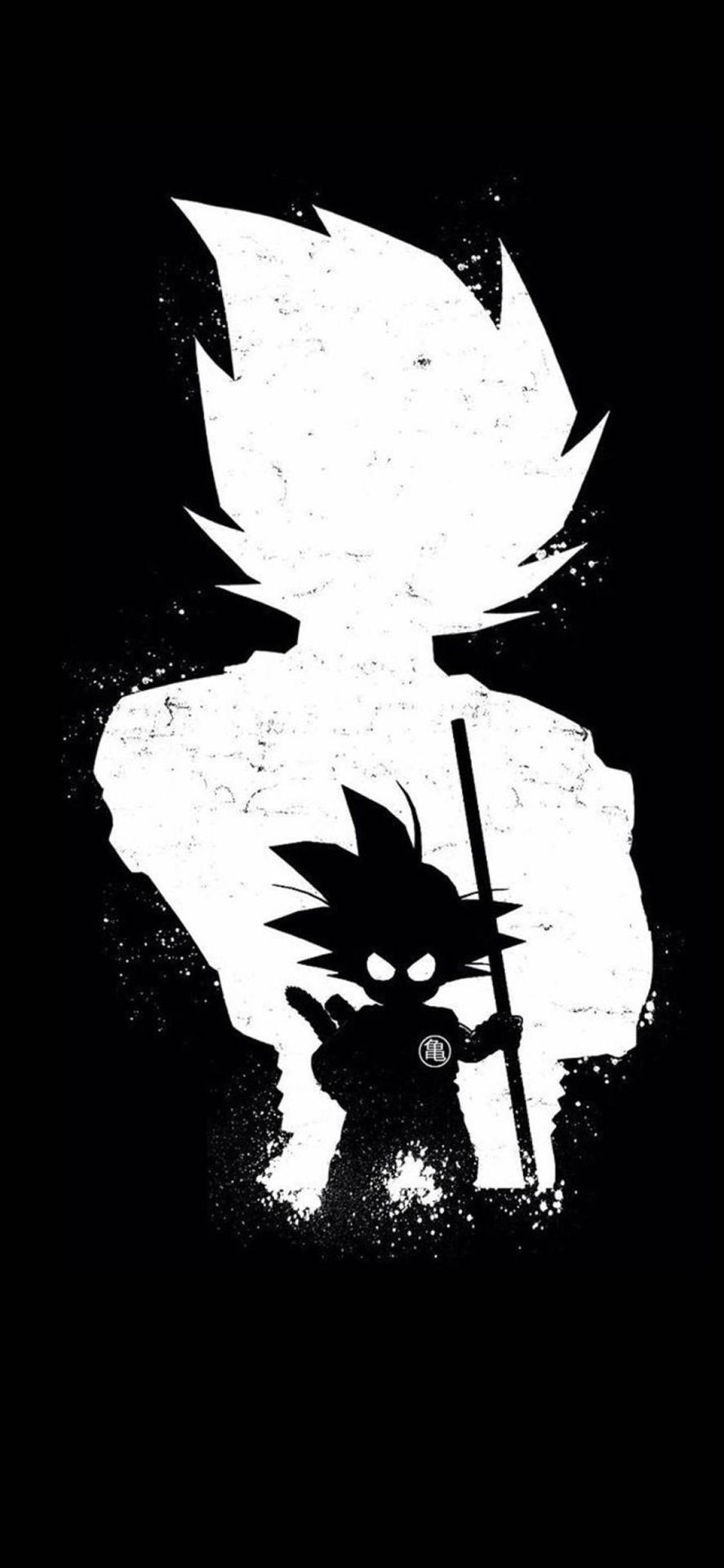 Dunkleranime-ästhetischer Son Goku Wallpaper