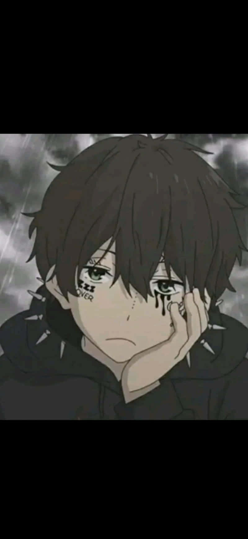 Dark anime boy with mask. Black and white  Dark anime, Cute anime boy,  Cute anime guys