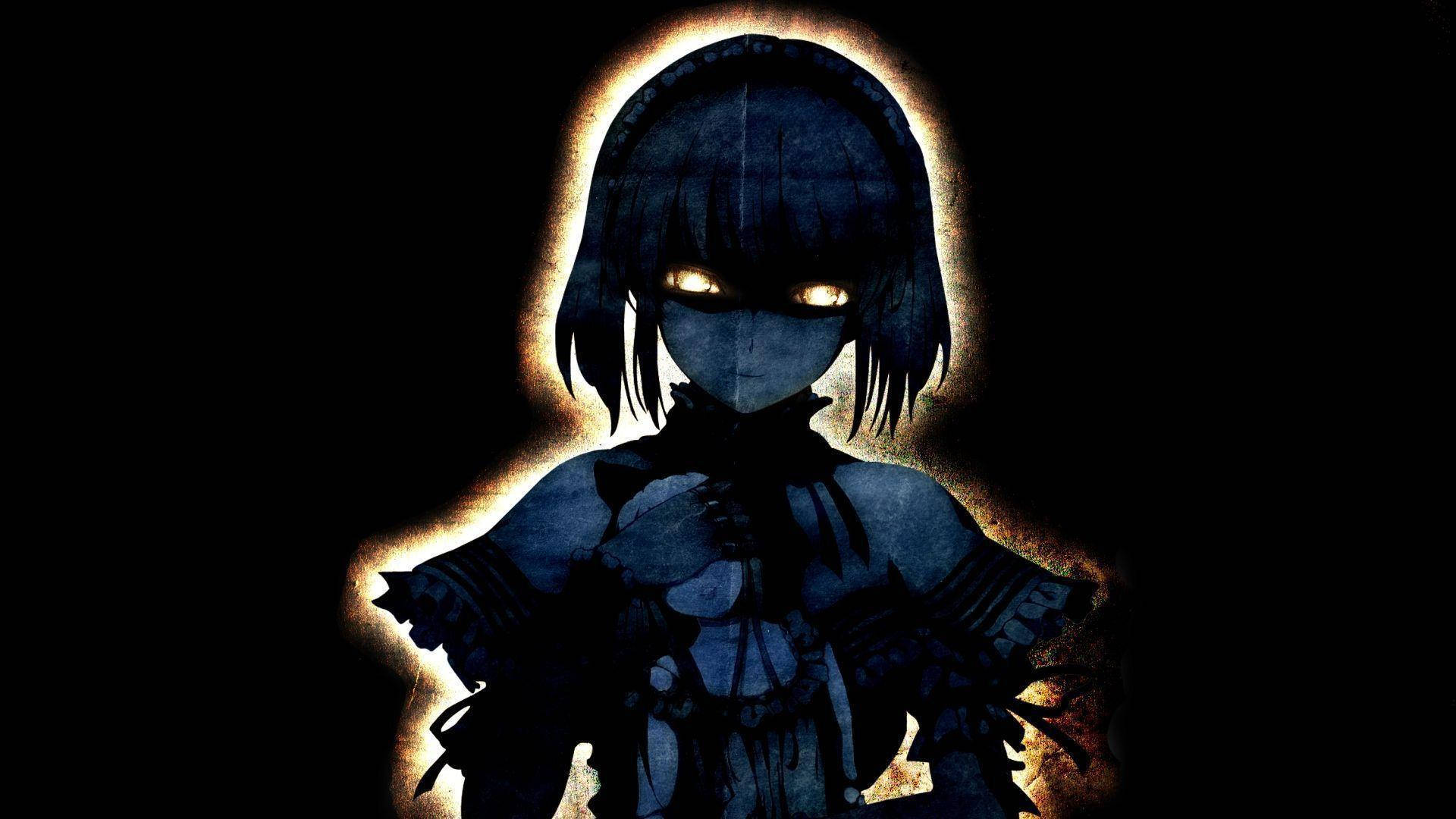 Mørk Anime Demonisk Alice Margatroid Tapet Wallpaper