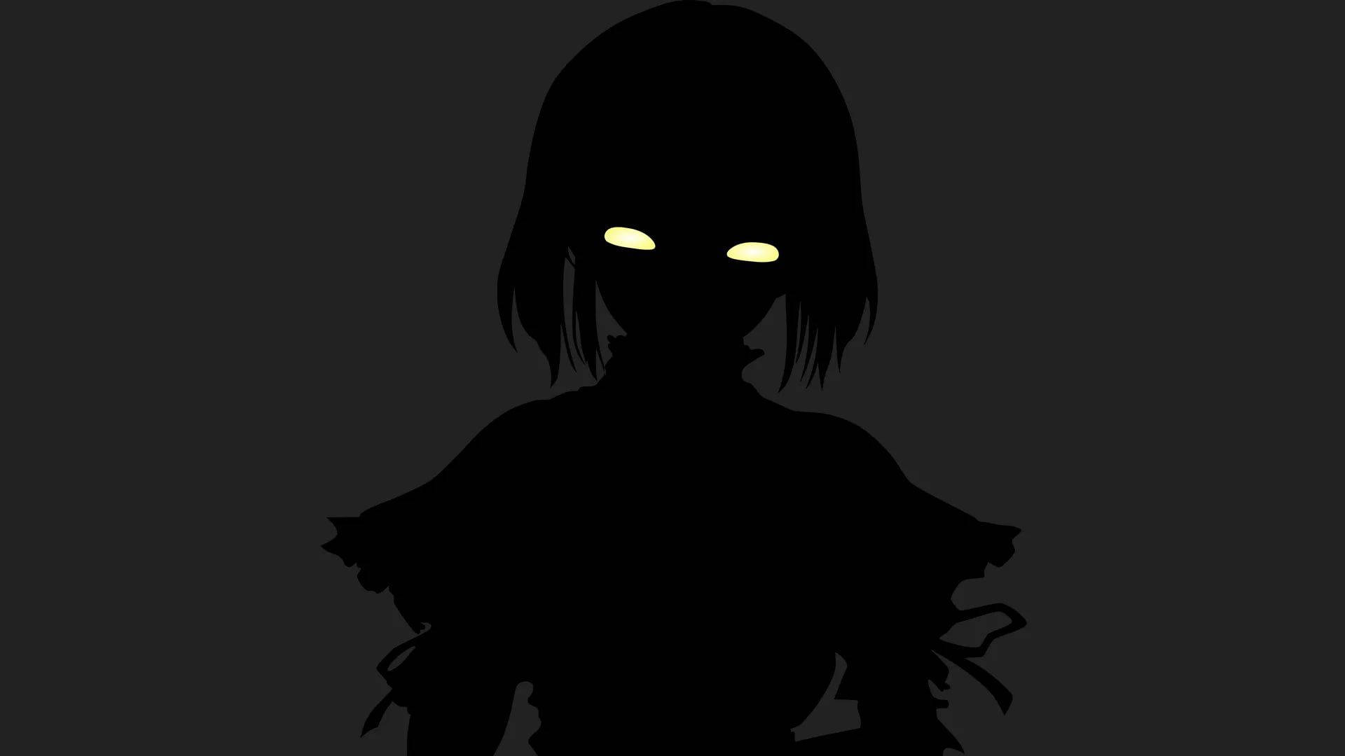 Download Dark Anime Glowing Evil Eyes Wallpaper 