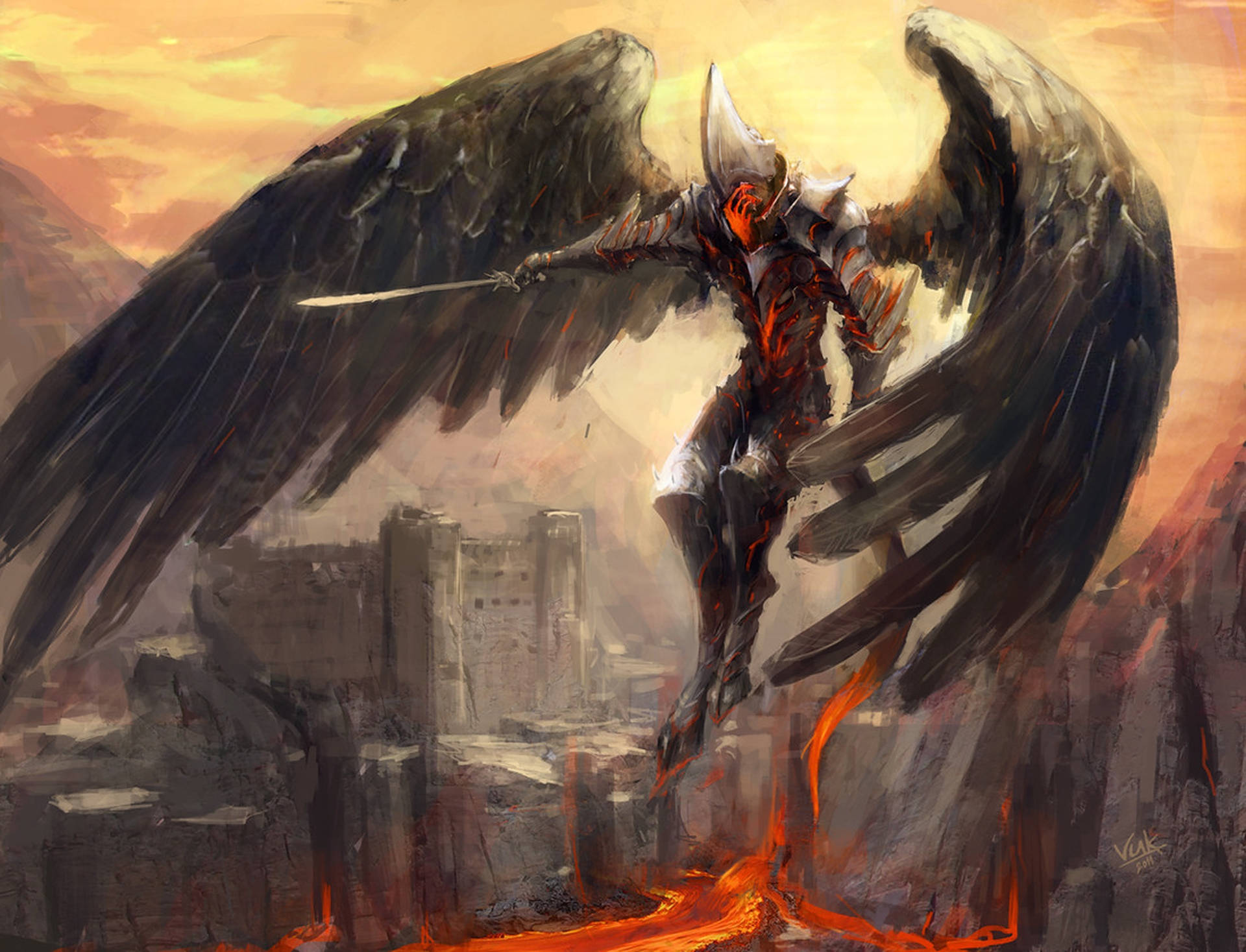 Dark Armored Angel