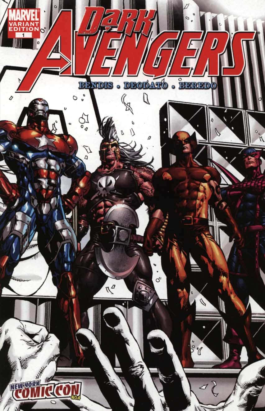 Dark Avengers assemble for action Wallpaper