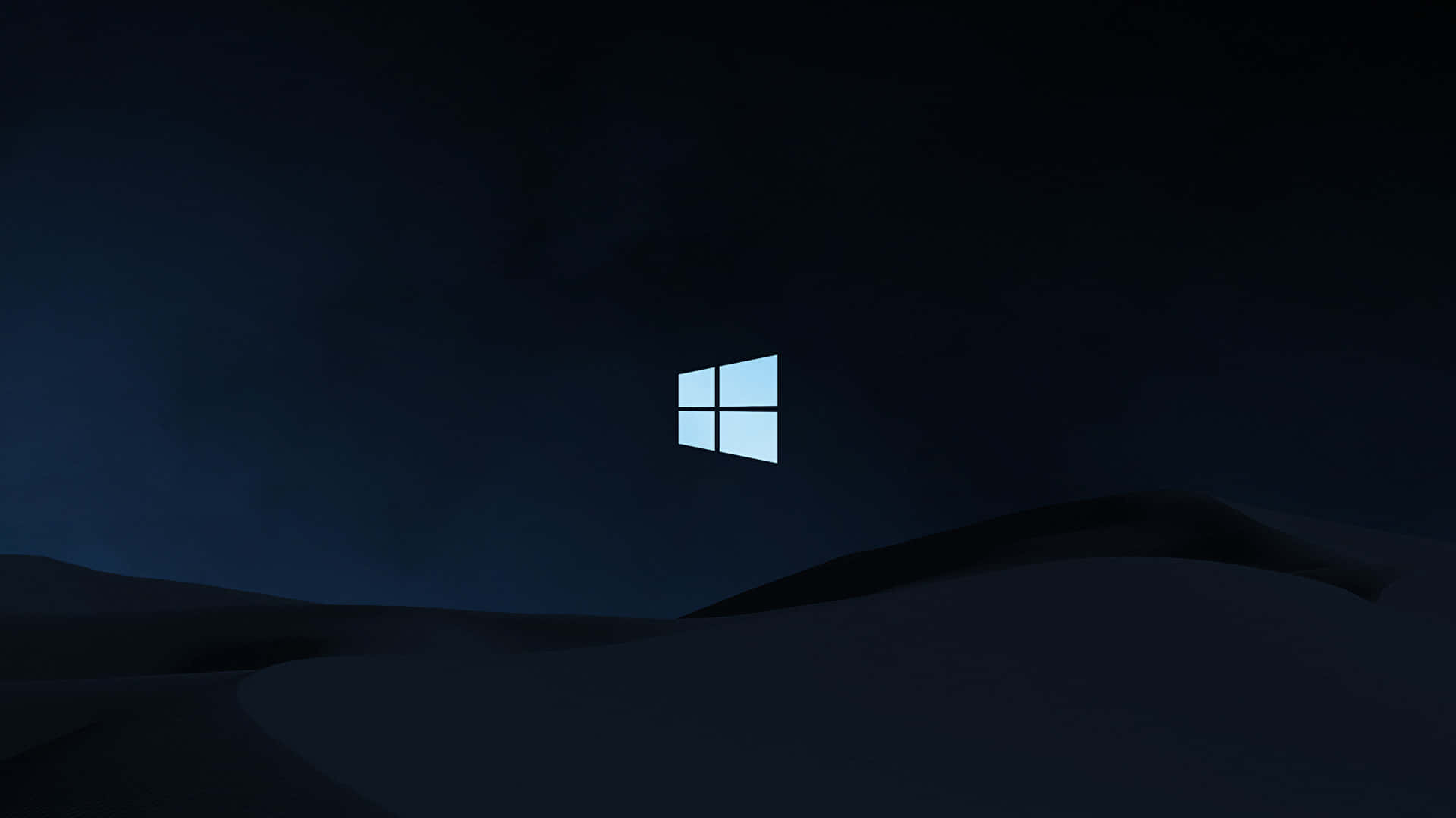 Windows10-logo I Mørket.