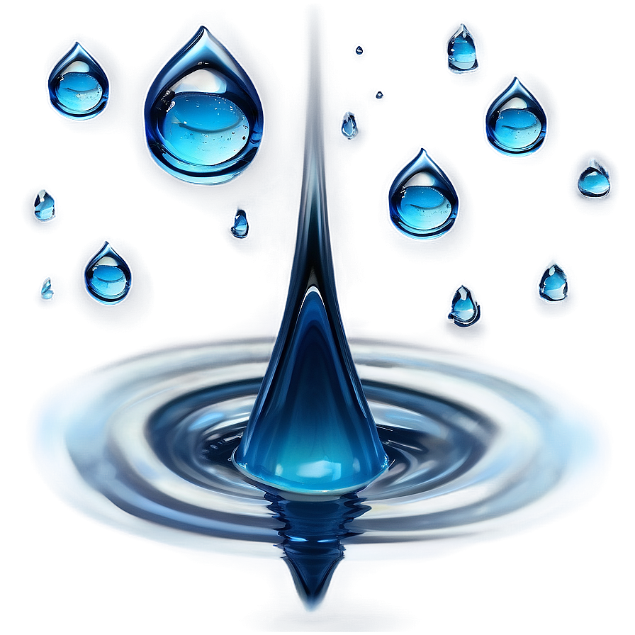 Dark Background Water Drops Png Lnp17 PNG